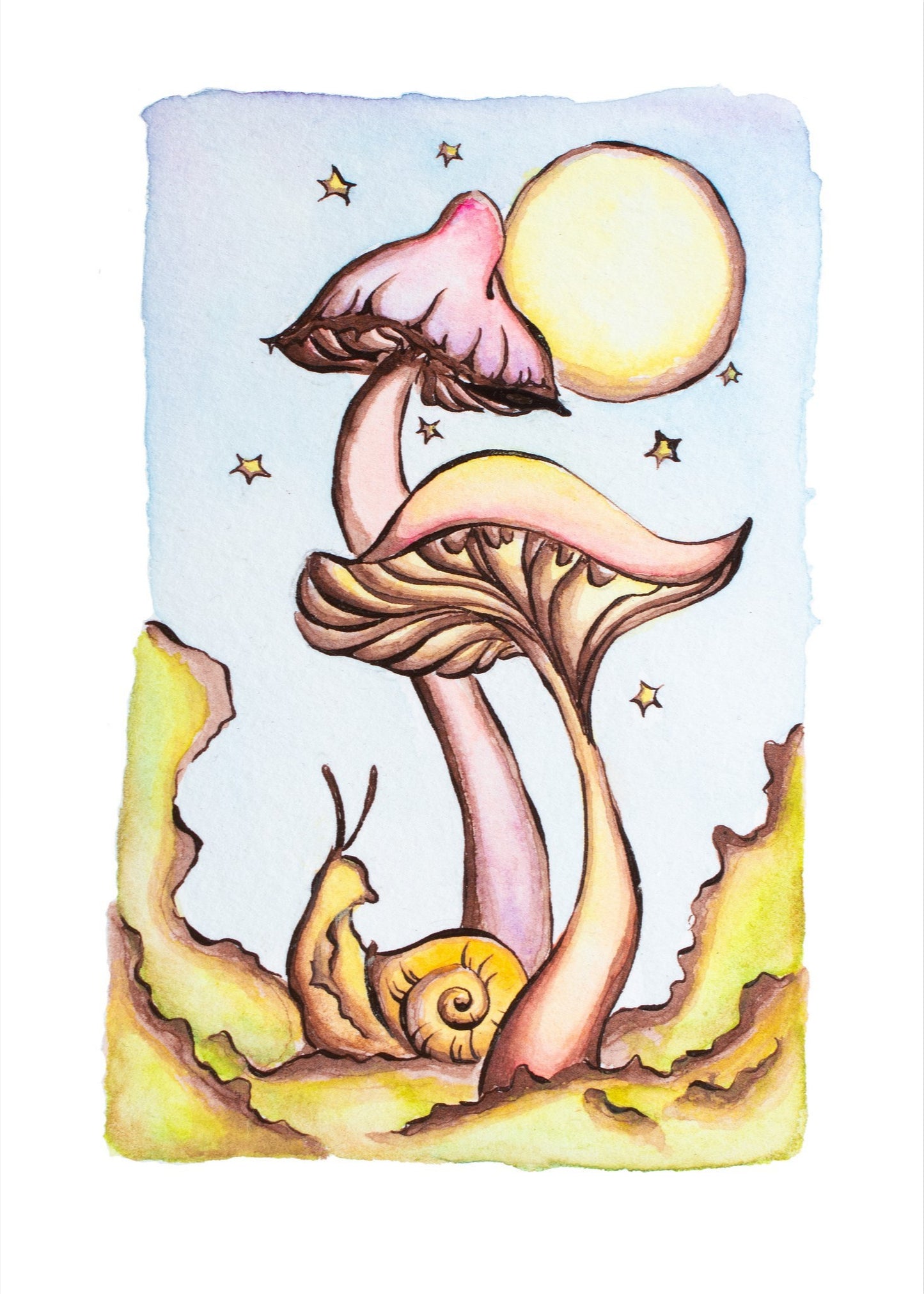 Moon Gazing Fine Art Giclee Print