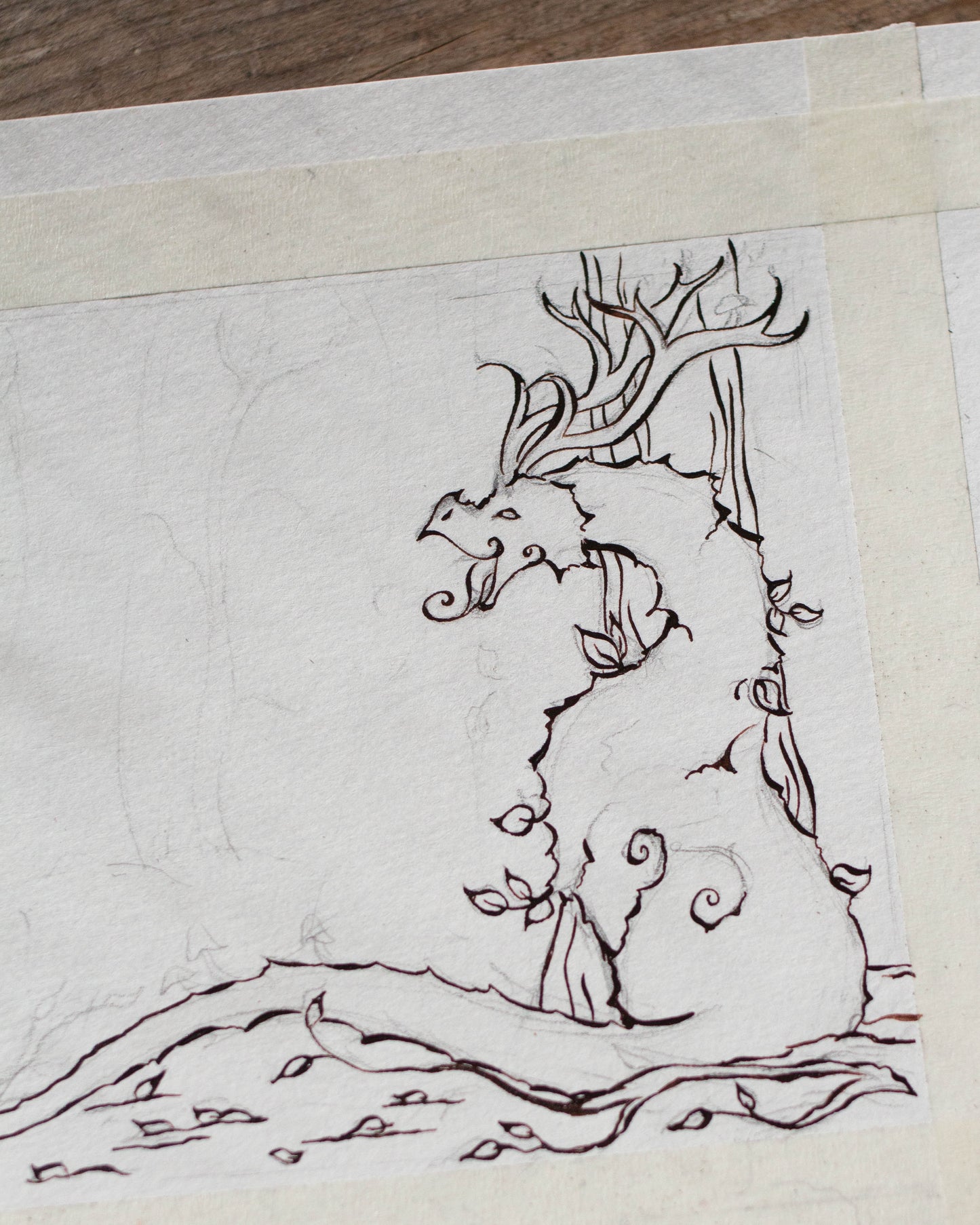 Conversing with Trees Original Illustration