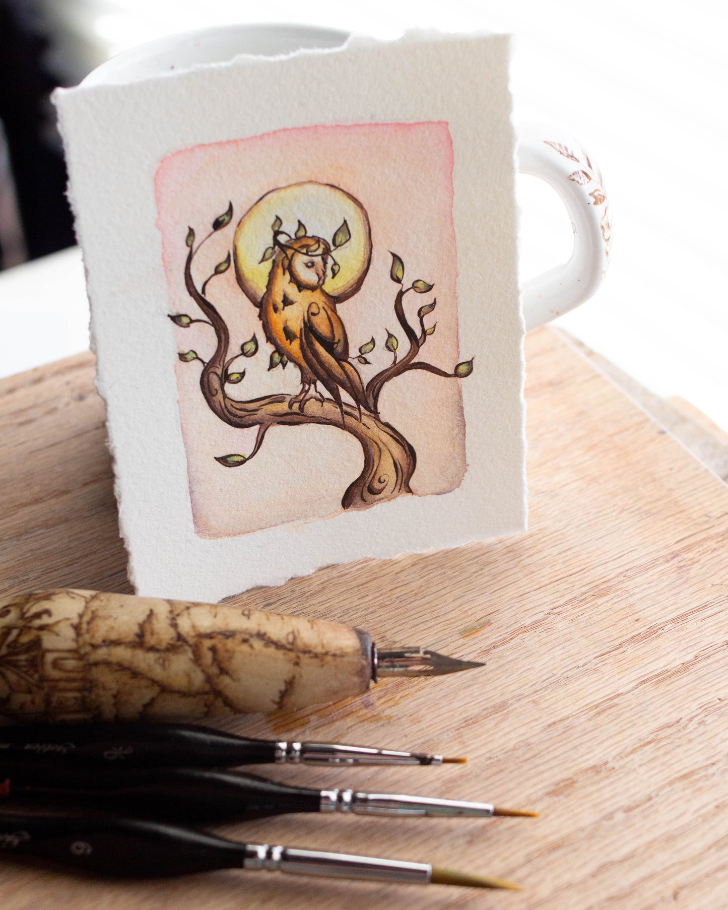 "Owl King" Original Illustration