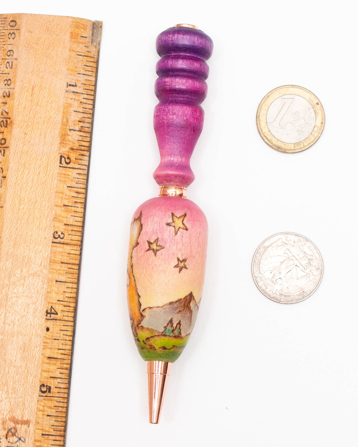 Crescent Moon Fox Ballpoint Pen, Mechanical Pencil or Diamond Painting Pen