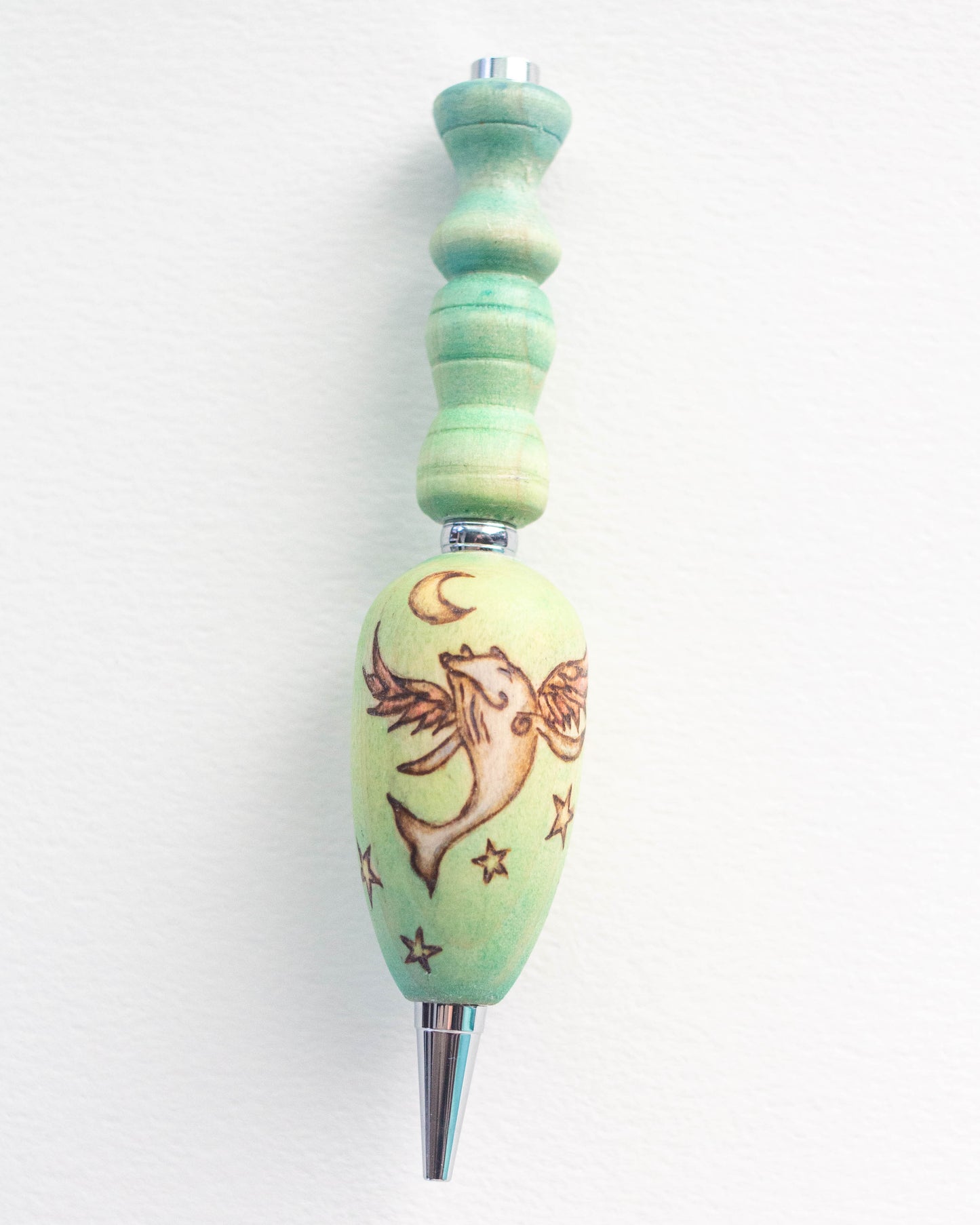 Moon and Stars Flying Whale Ballpoint Pen, Mechanical Pencil or Diamond Painting Pen