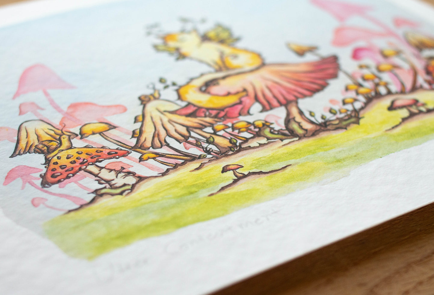 Utter Contentment Signed Archival Giclee Print