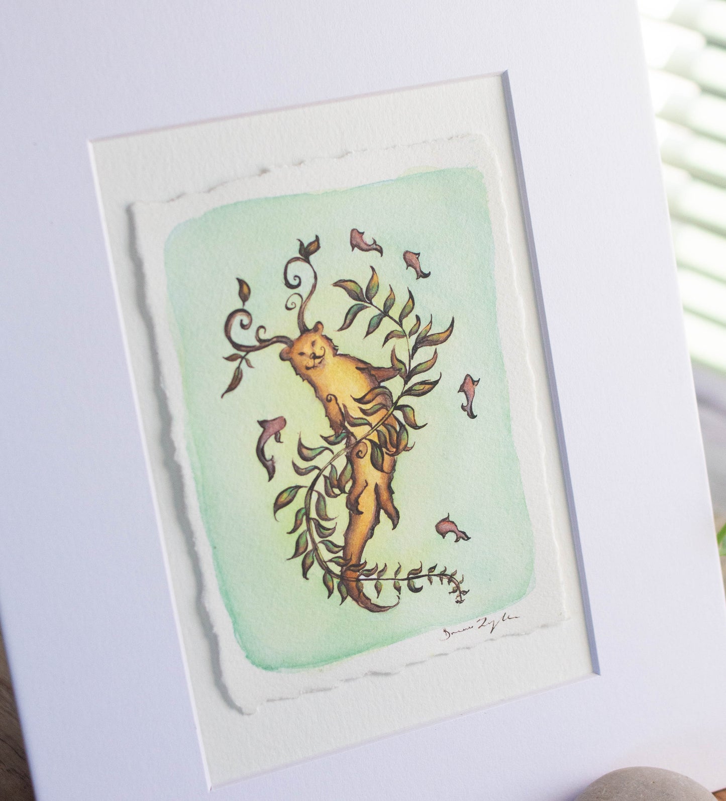 "Fae Otter" Original Illustration