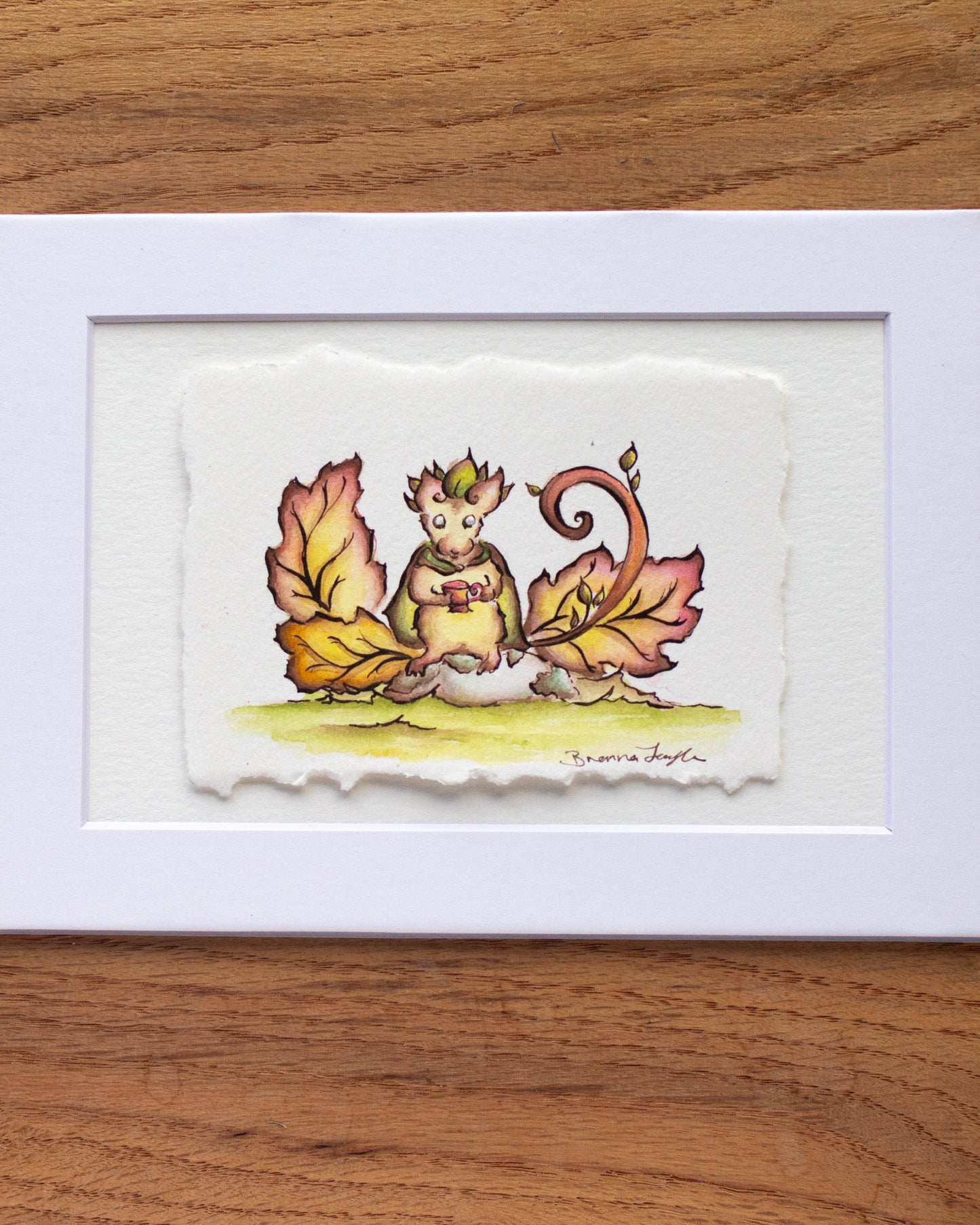 "Autumn Tea" Original Illustration