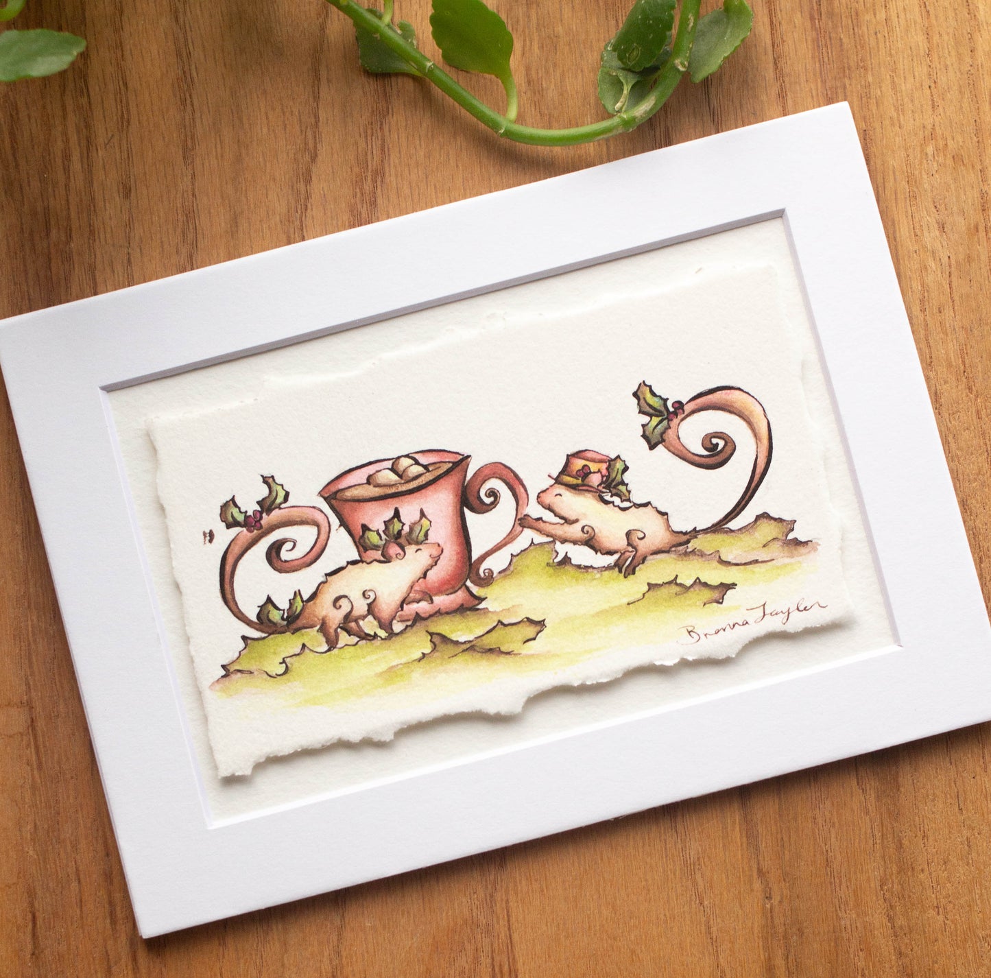 "Yule Chocolate" Original Illustration