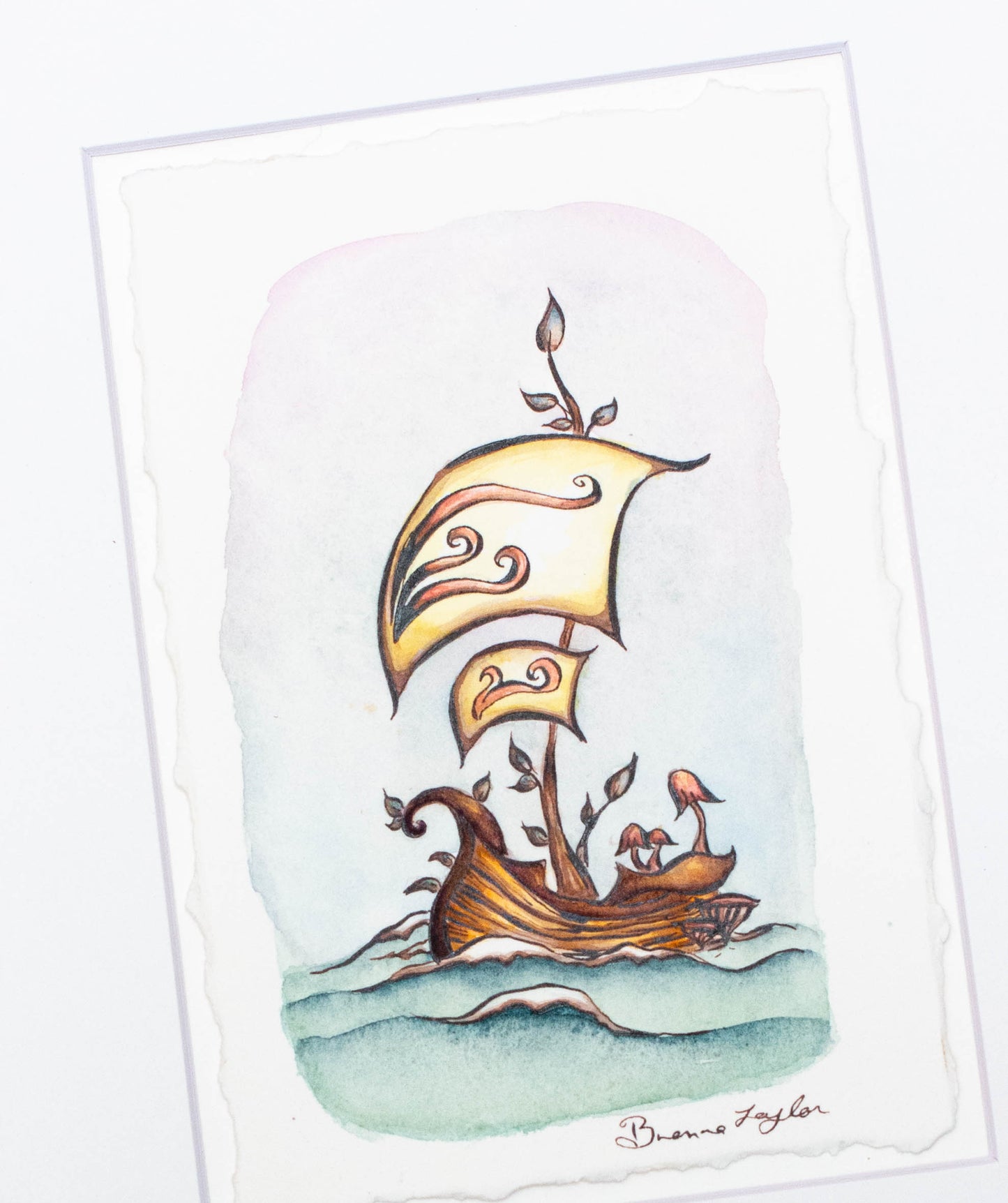"Curious Vessel" Original Illustration