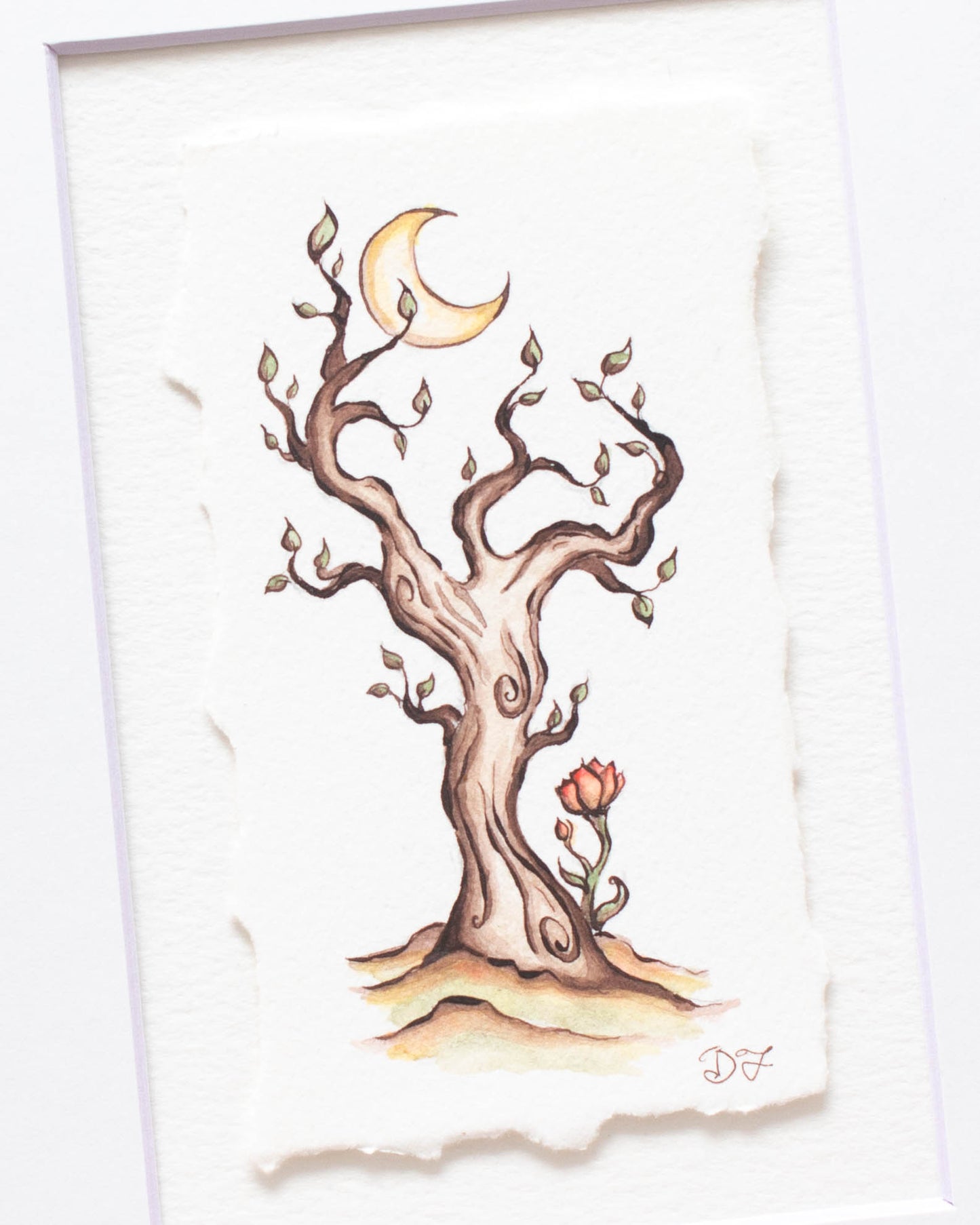 "Reaching For the Moon" Original Illustration