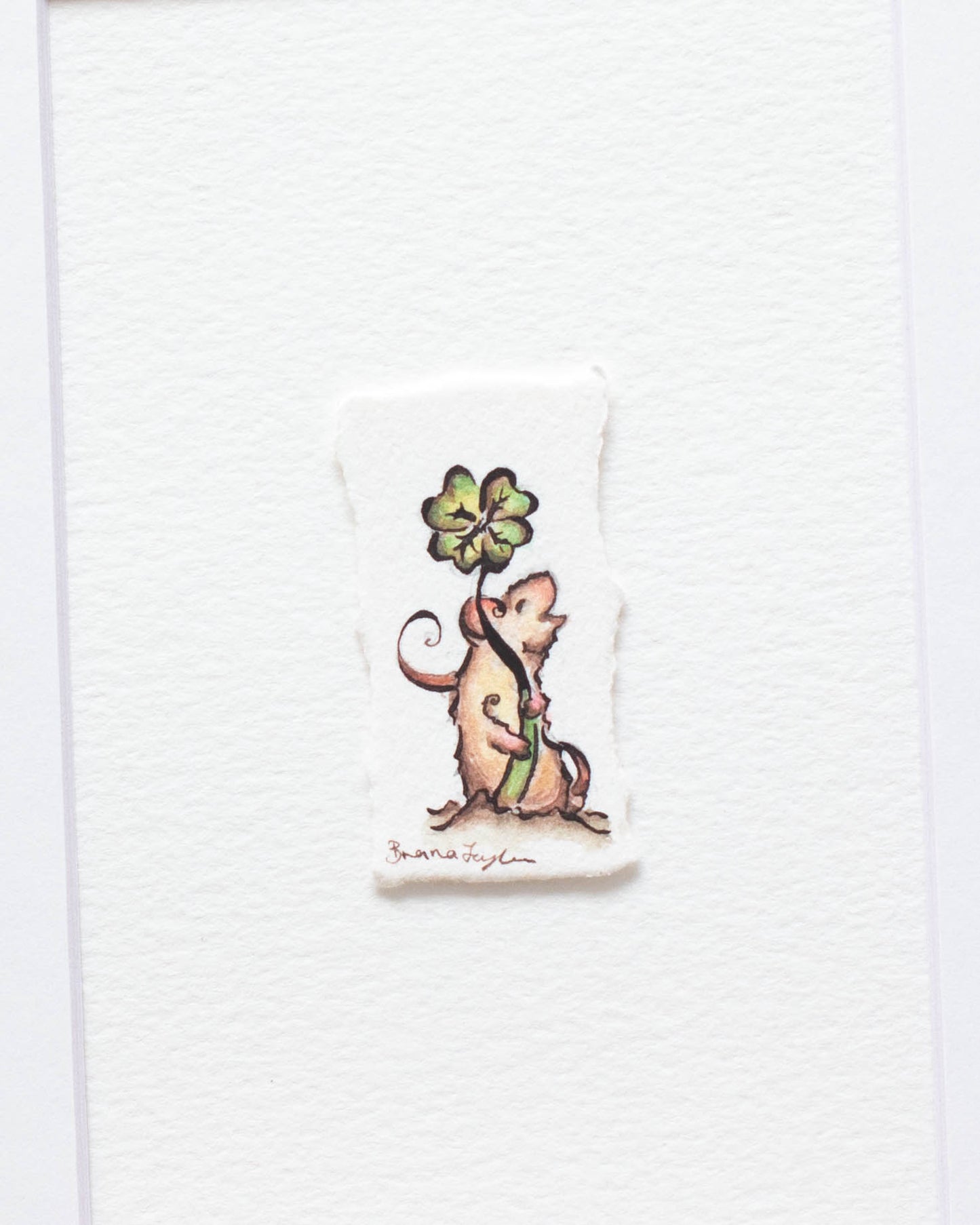 "Lucky Mouse" Original Illustration