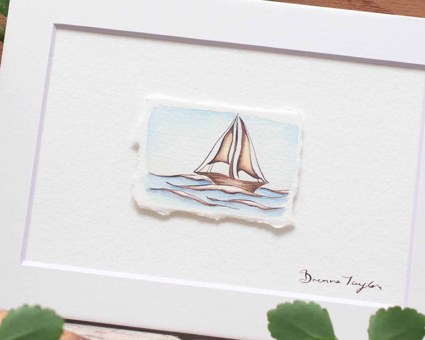 "Sailing Away" Original Illustration