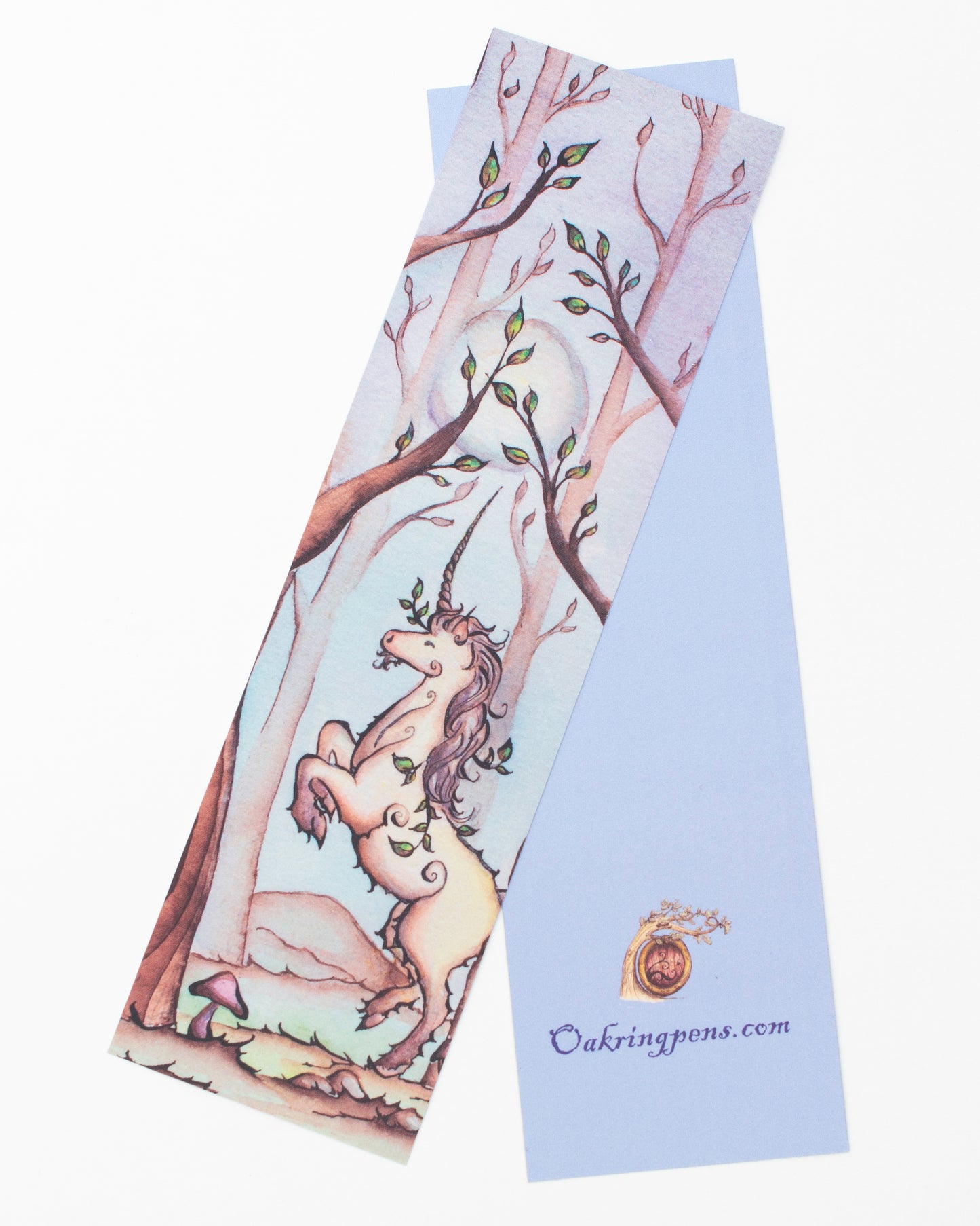 Unicorn and Moon Bookmark
