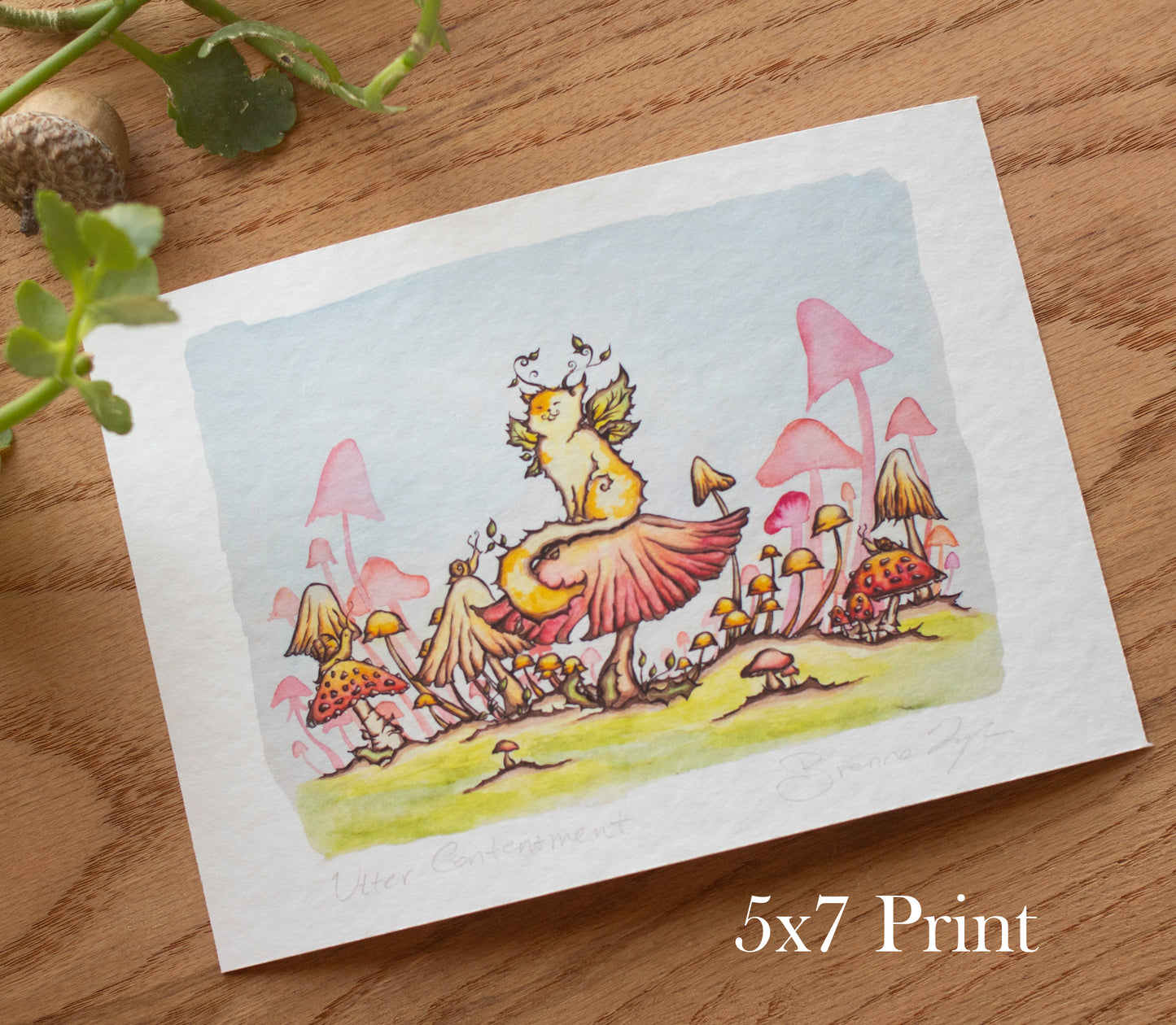 Utter Contentment Signed Archival Giclee Print