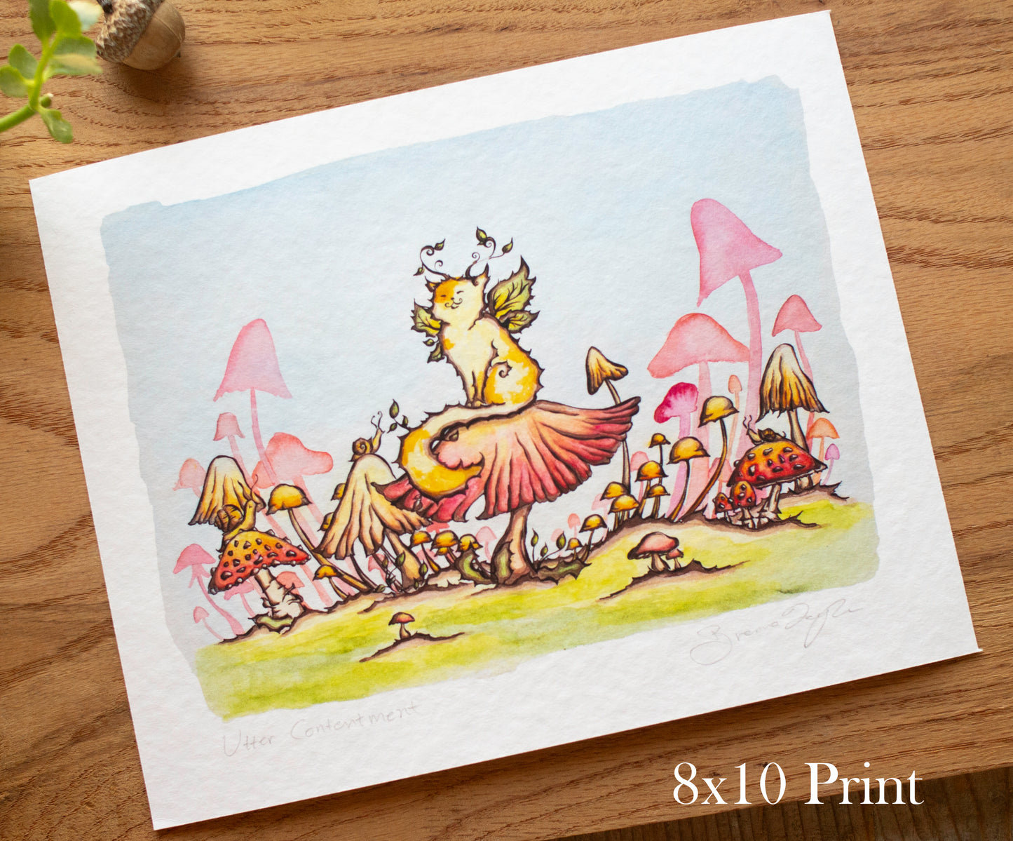 Utter Contentment Signed Archival Giclee Print