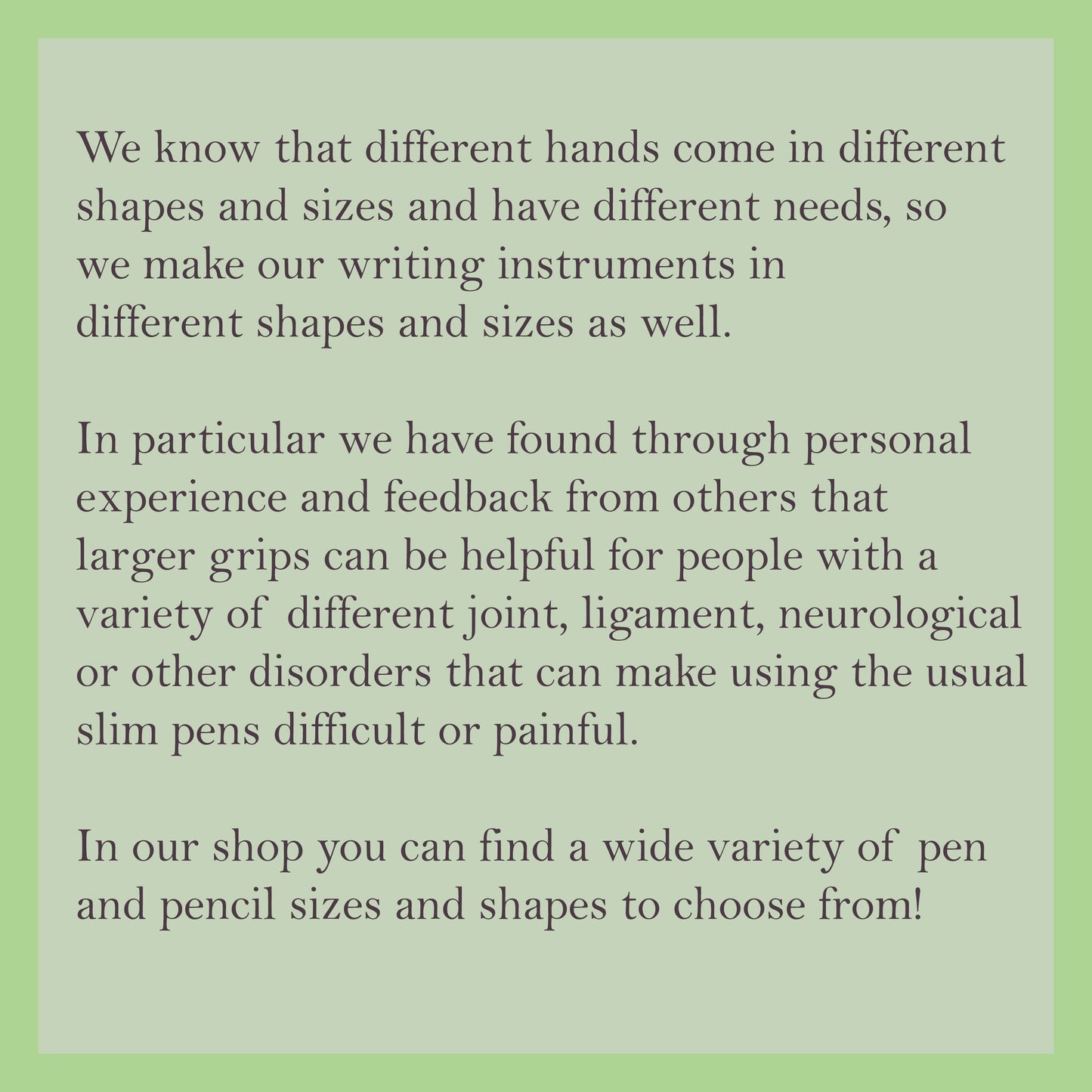Large Grip Painted Pen or Mechanical Pencil, Ergonomic Grip for More Comfortable Writing, Fancy Pen, Handmade Wood Pen, Arthritis Pencil