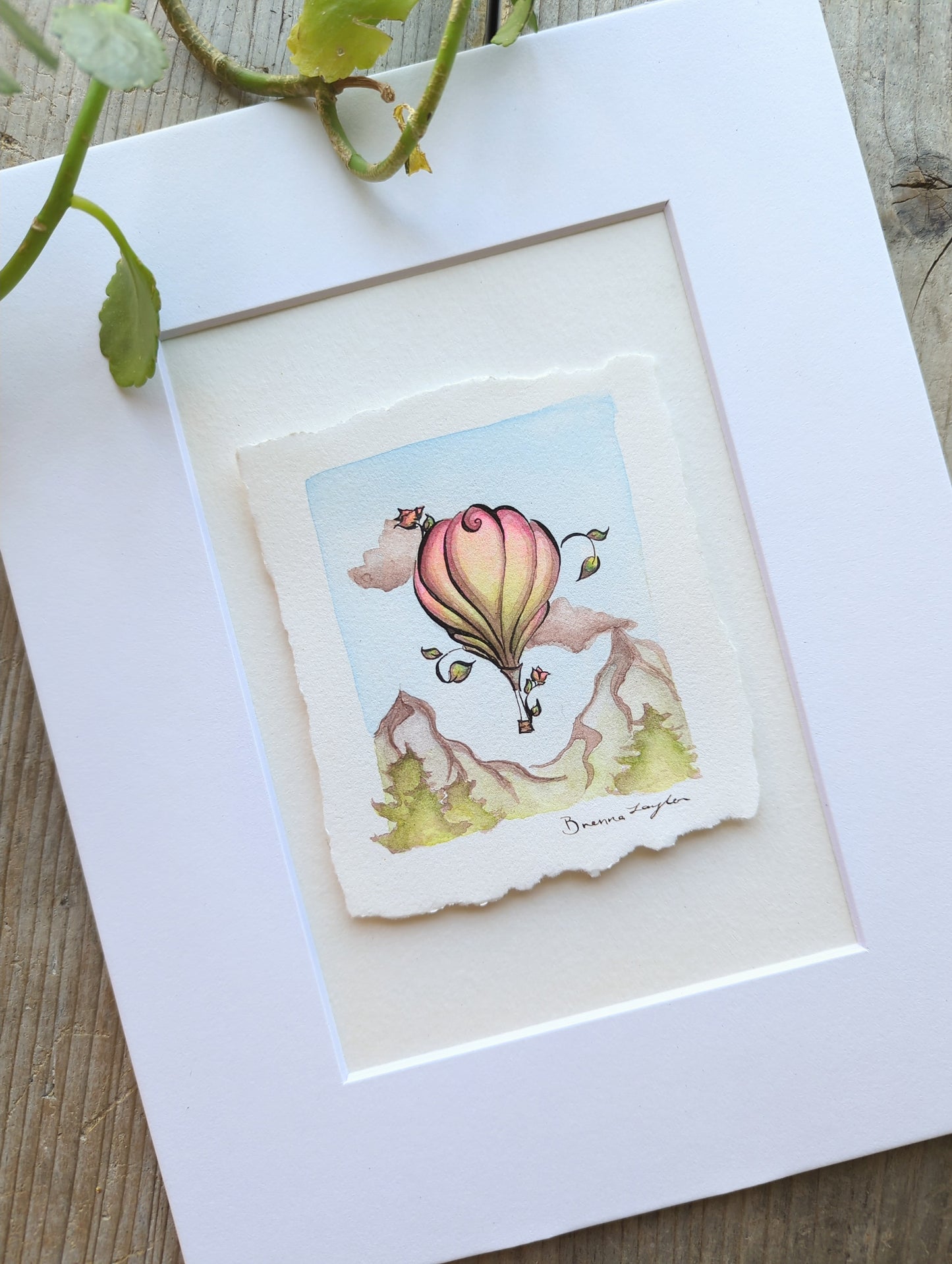 "Sprouting Balloon" Original Illustration