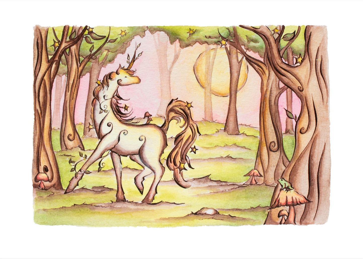 "The Stars Came Down to Play" Fine Art Giclee Print