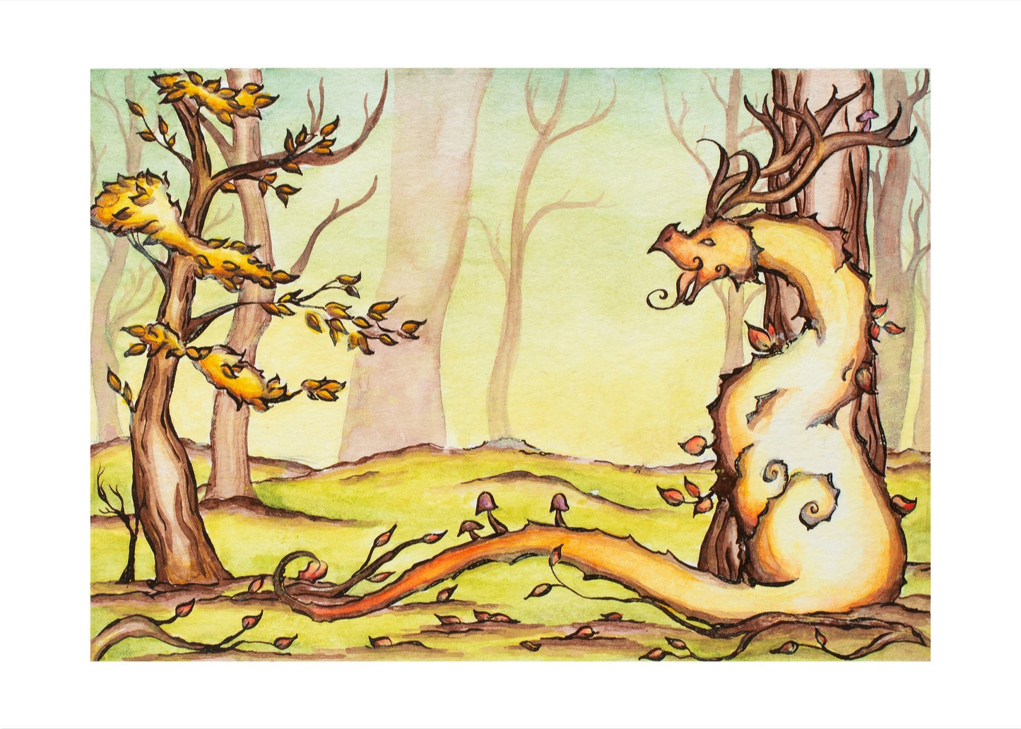 Conversing with Trees Fine Art Giclee Print