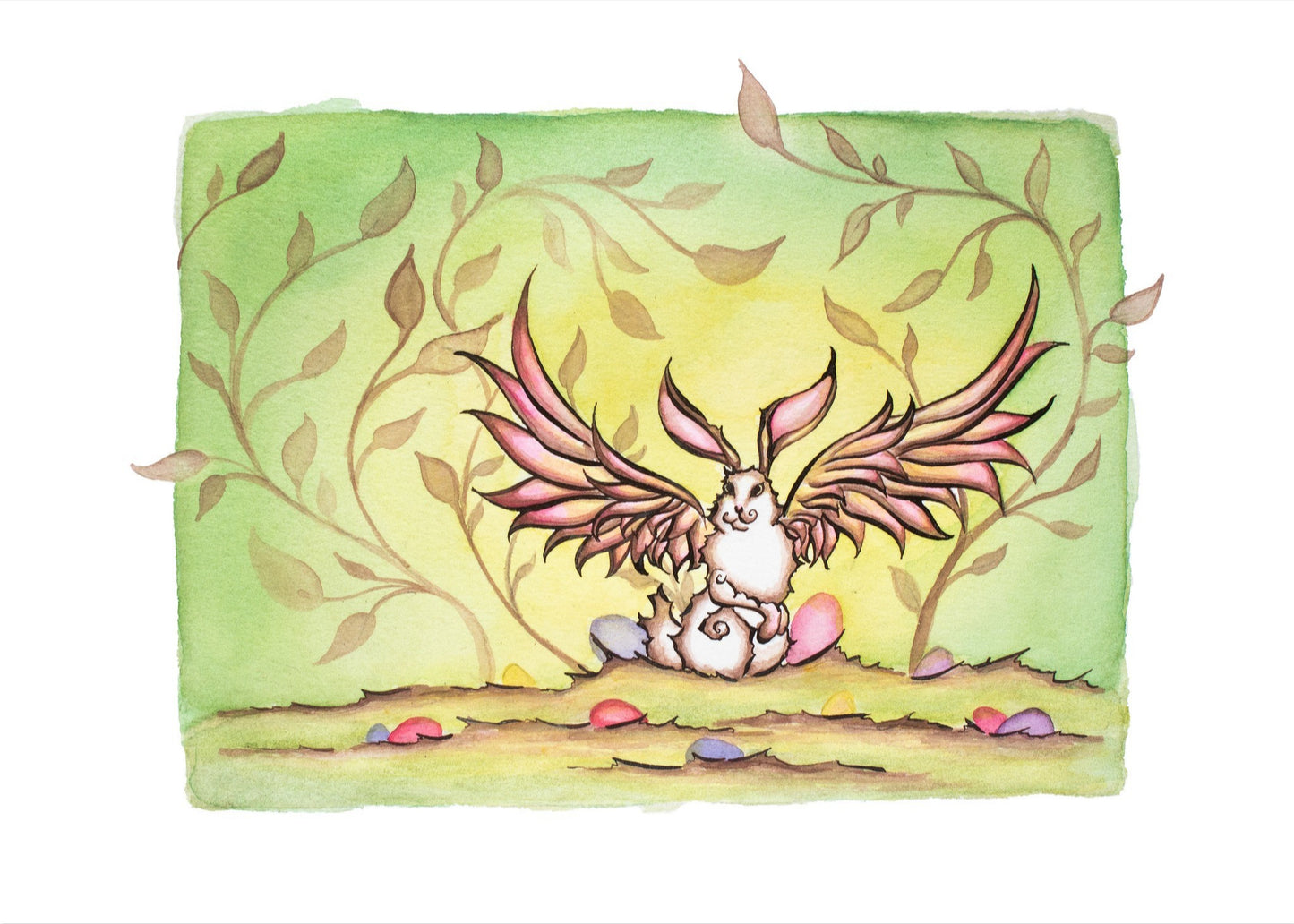 Easter Garden Archival Giclee Print