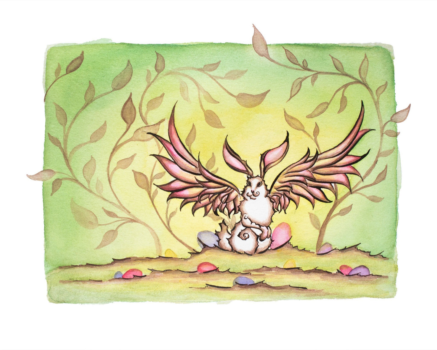 Easter Garden Archival Giclee Print