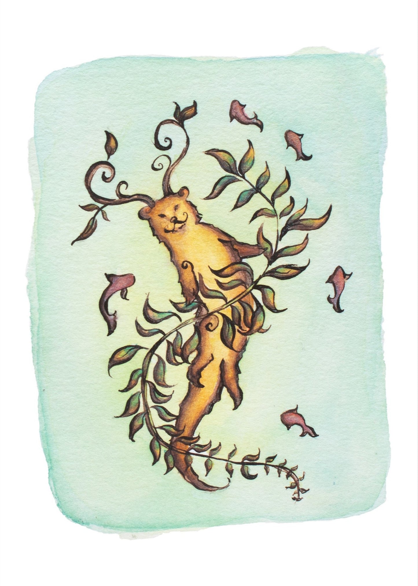 Fae Otter  Archival Giclee Print