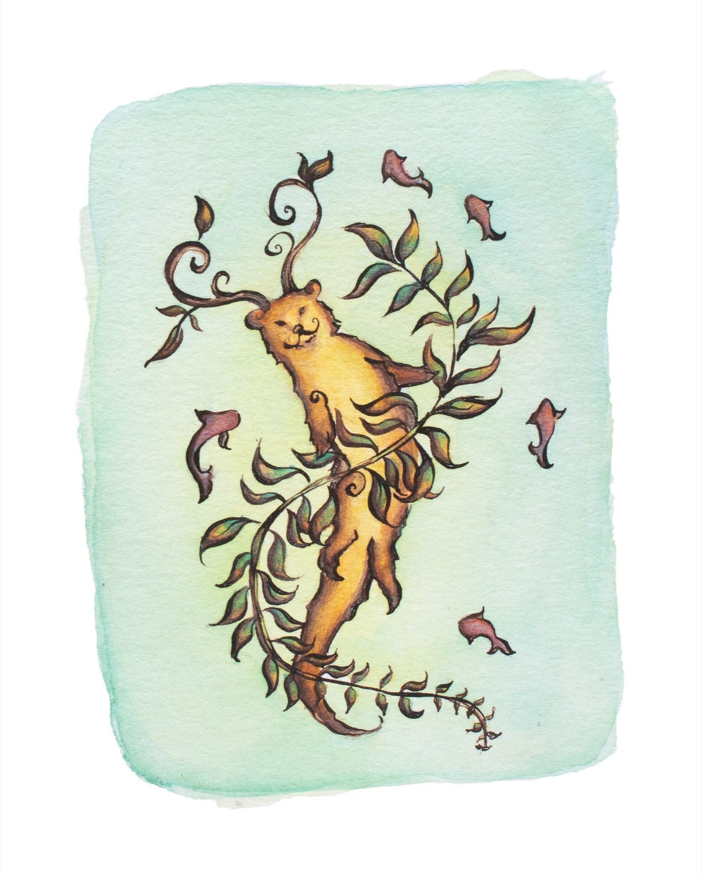 Fae Otter  Archival Giclee Print