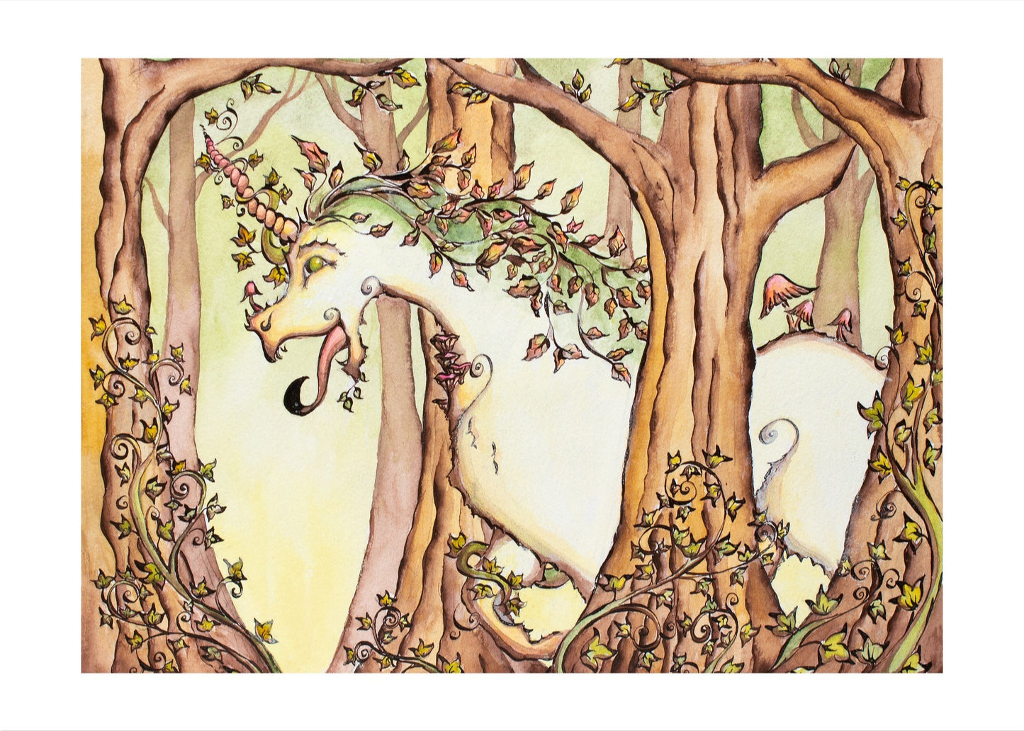 Forest Friend Fine Art Giclee Print