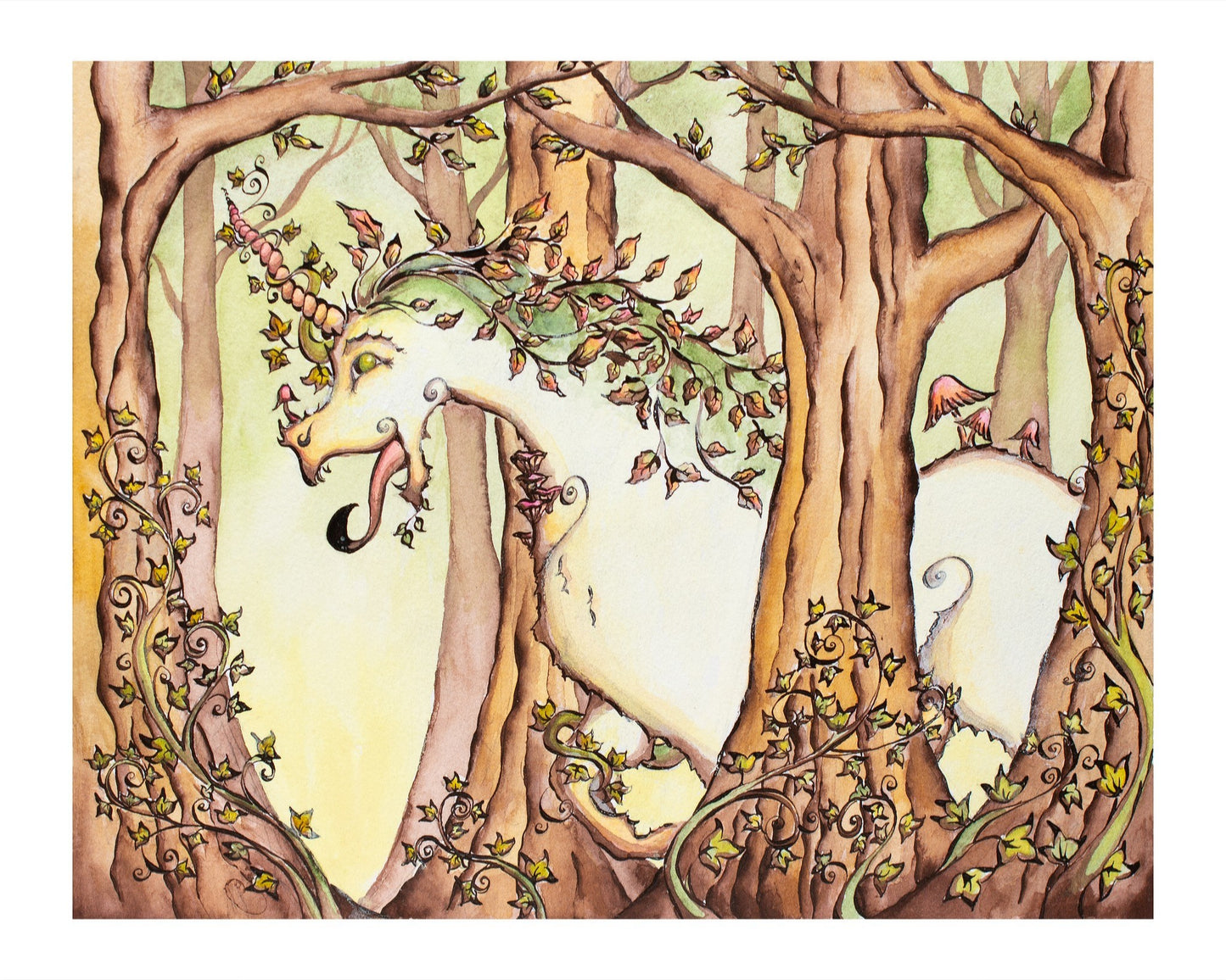 Forest Friend Fine Art Giclee Print