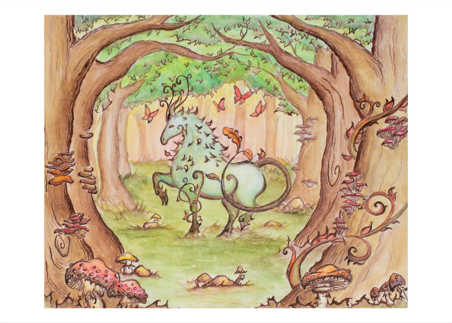 Forest Guardian Fine Art Giclee Print