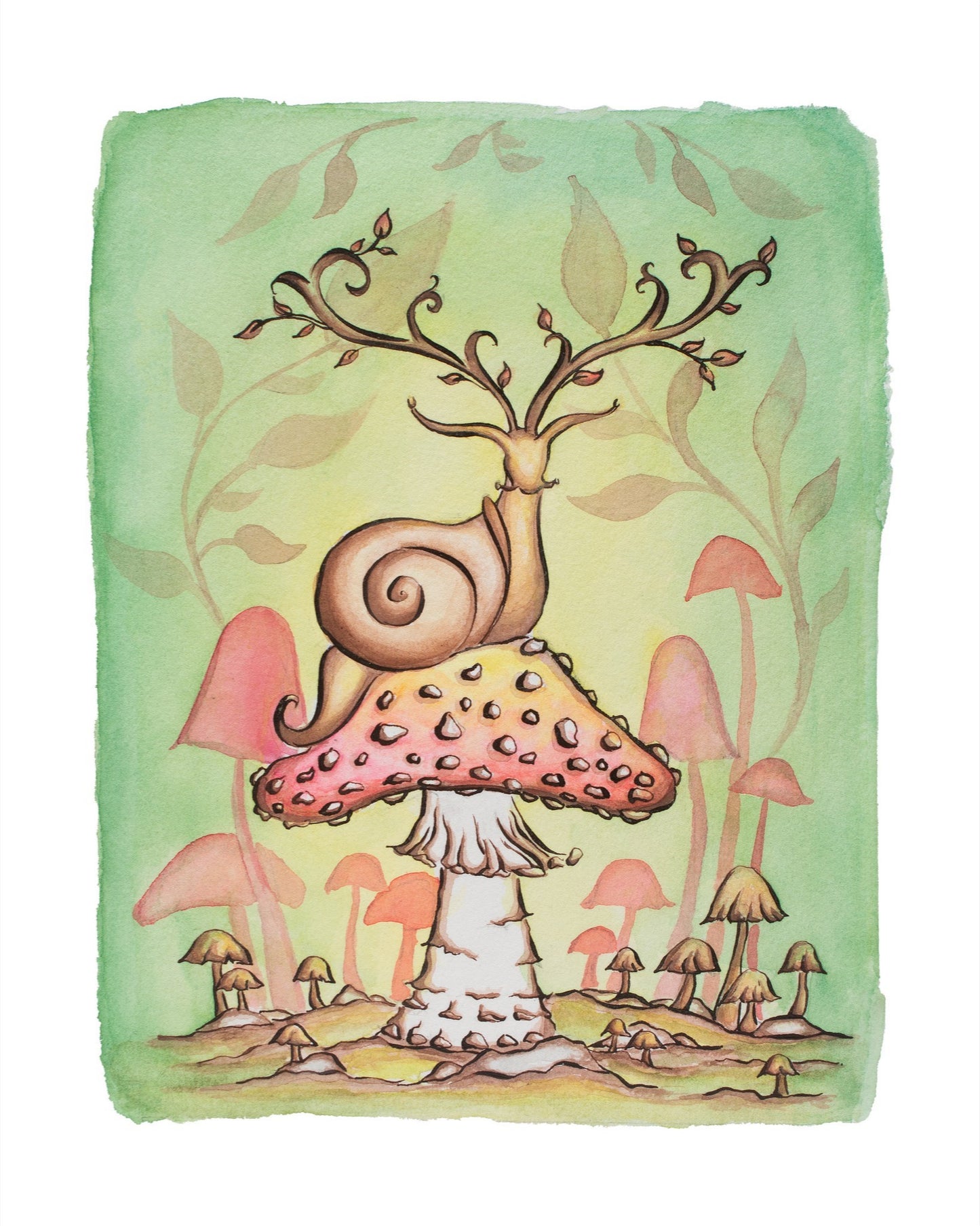 Guardian Snail Archival Giclee Print