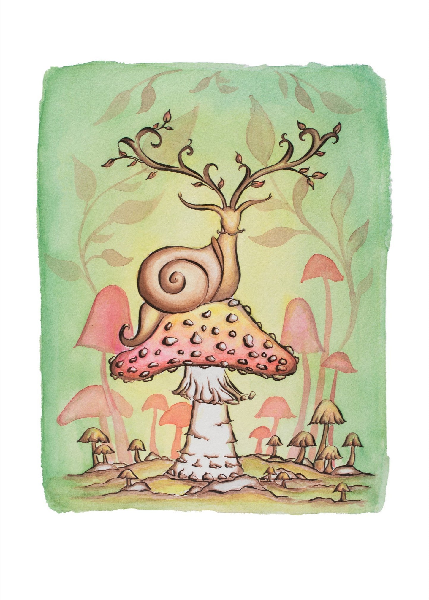 Guardian Snail Archival Giclee Print