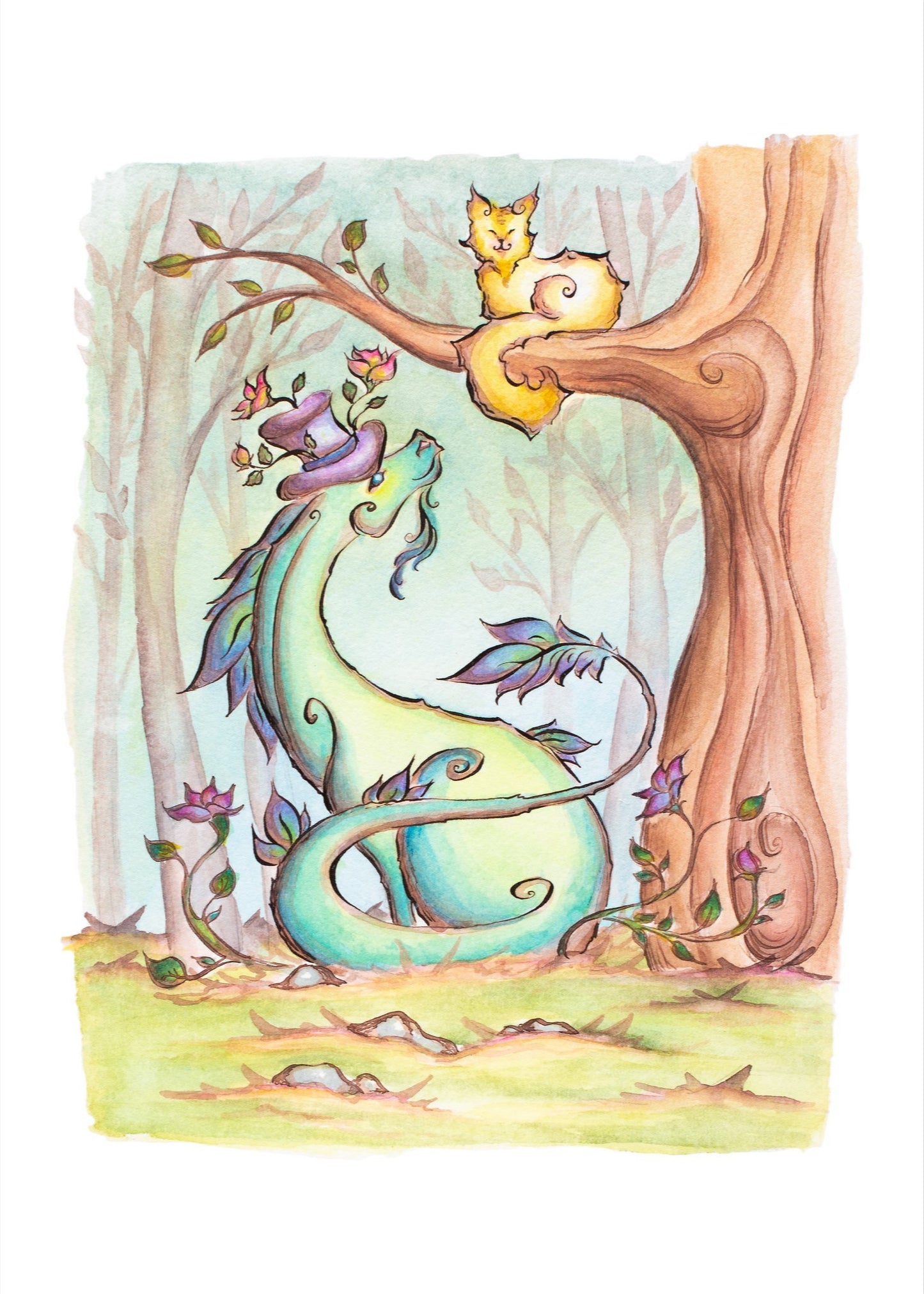 Feeling Dapper Fine Art Giclee Print