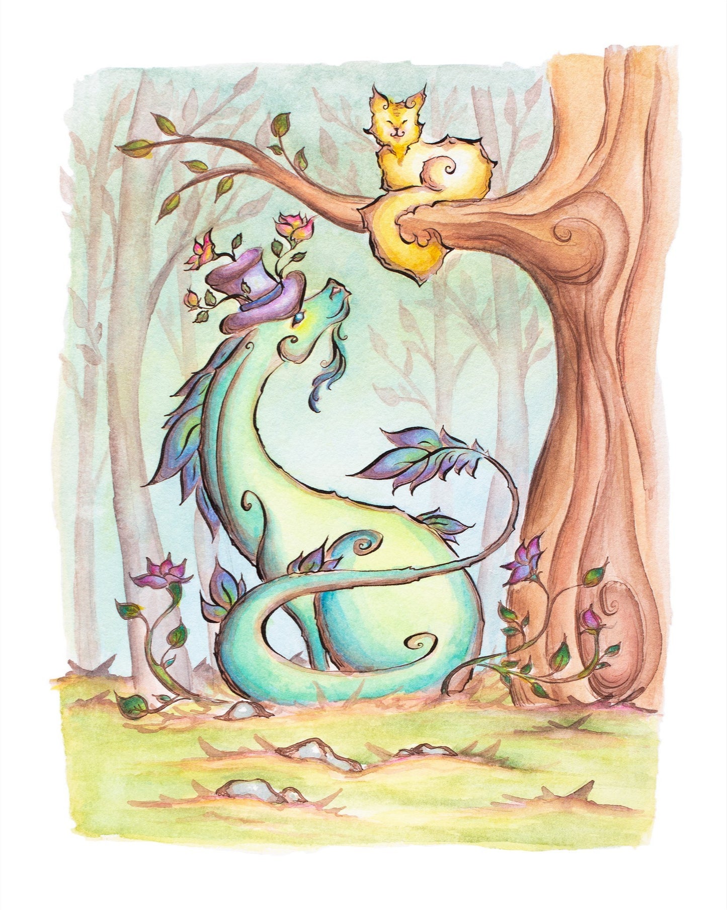 Feeling Dapper Fine Art Giclee Print