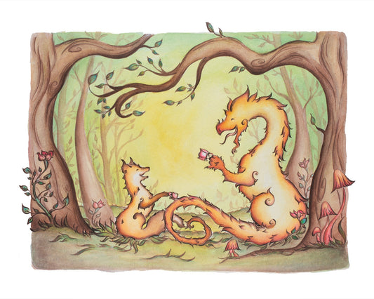 Afternoon Tea Fine Art Giclee Print