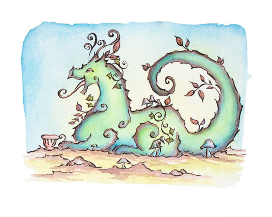 Laughing Tea Fine Art Giclee Print
