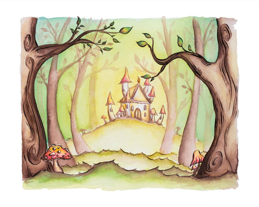 Once upon a time Fine Art Giclee Print