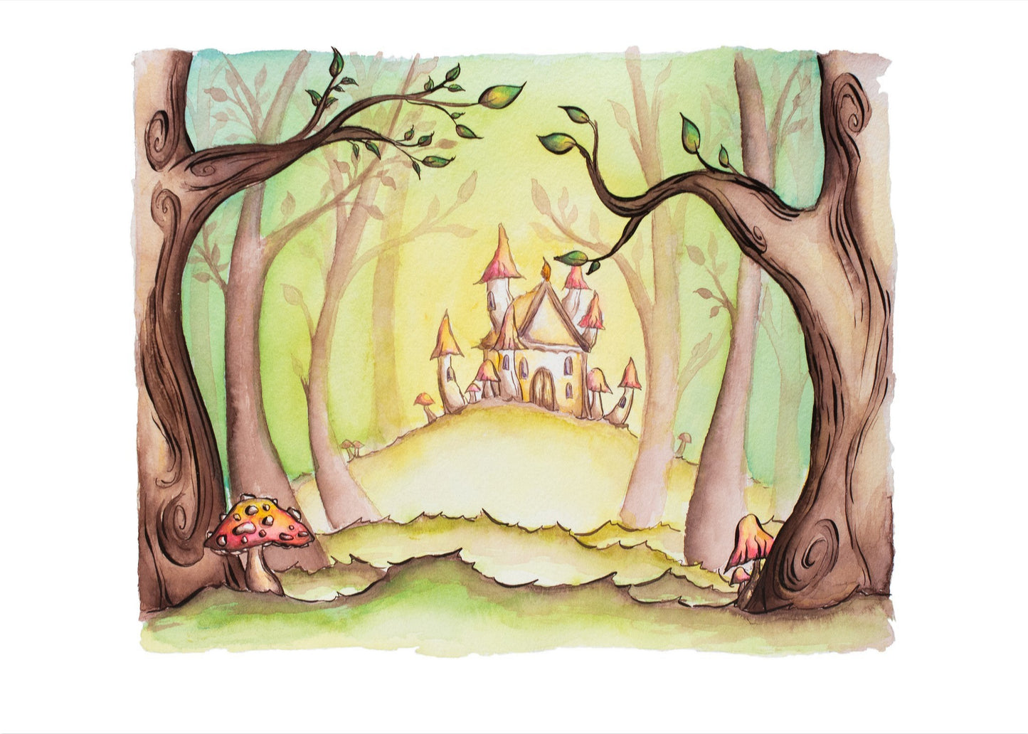 Once upon a time Fine Art Giclee Print