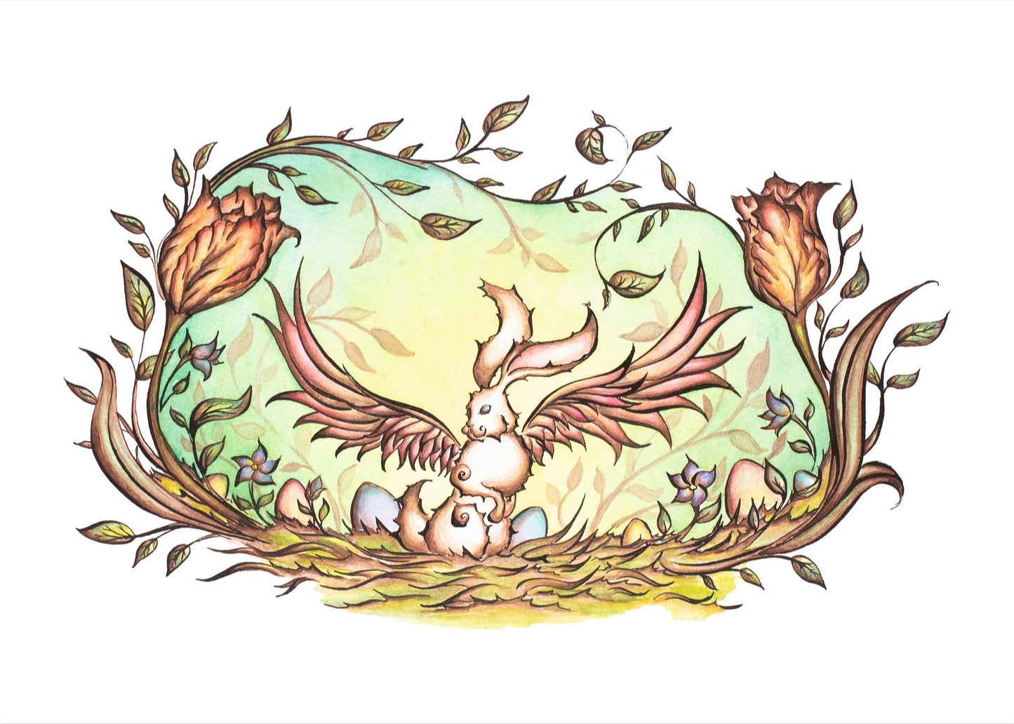 Ostara Signed Archival Giclee Print