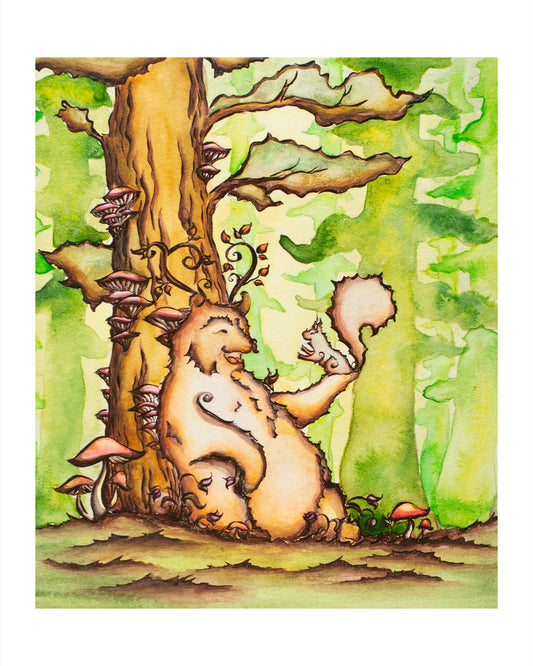 Trading Jokes Fine Art Giclee Print