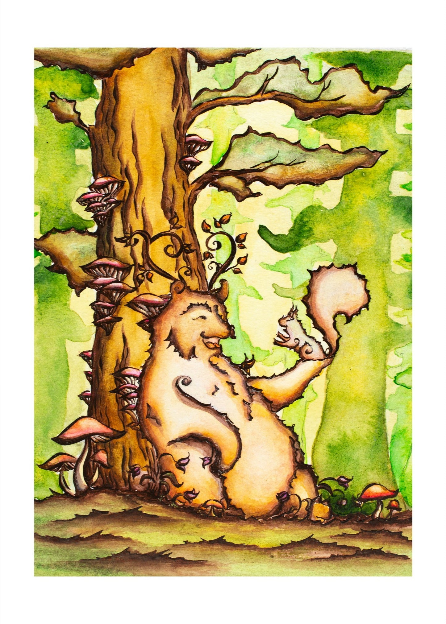 Trading Jokes Fine Art Giclee Print