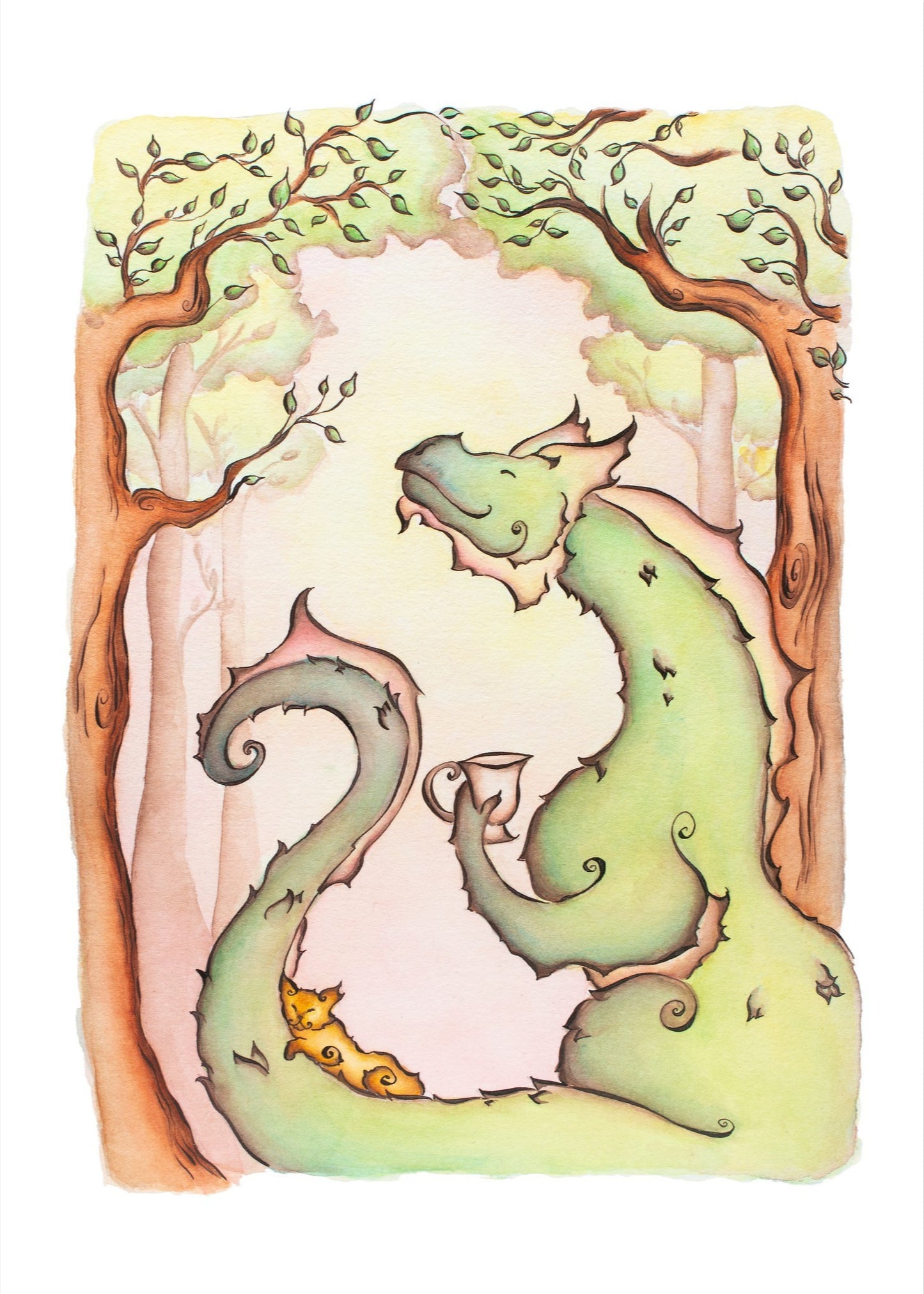 Morning Tea Fine Art Giclee Print