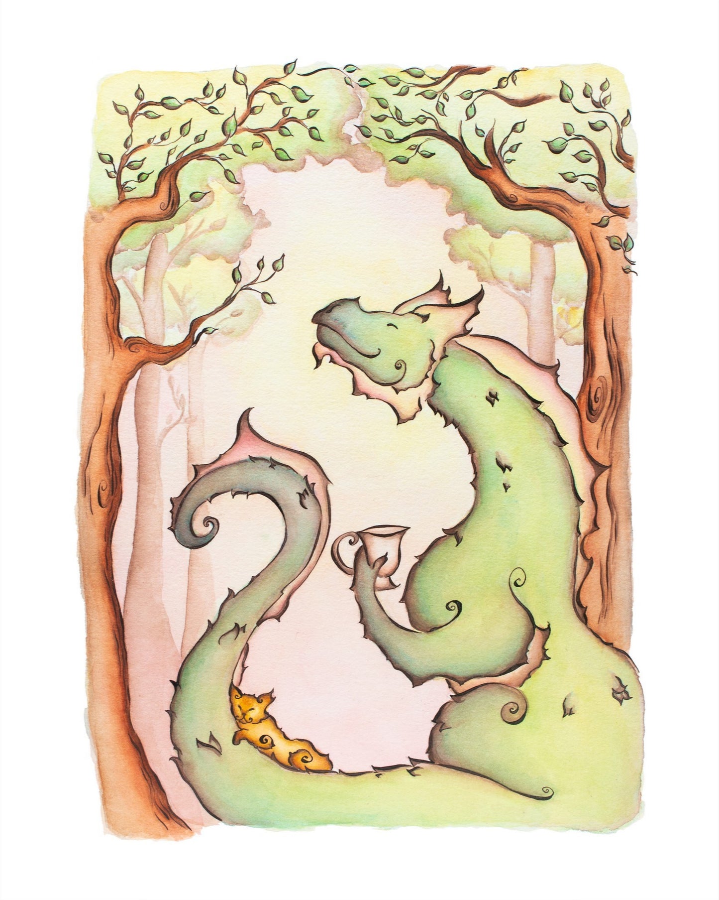 Morning Tea Fine Art Giclee Print
