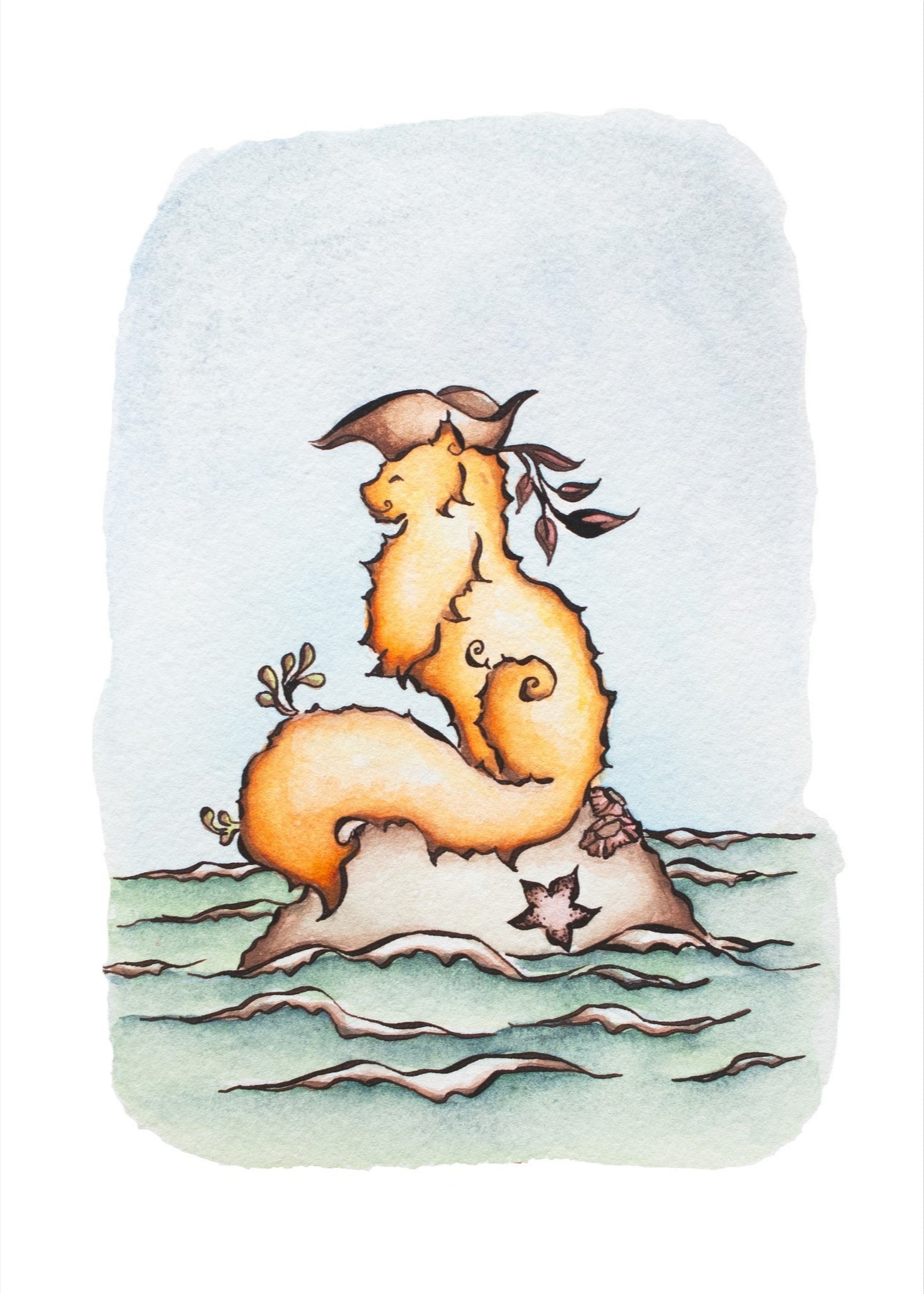 Captain Fine Art Giclee Print