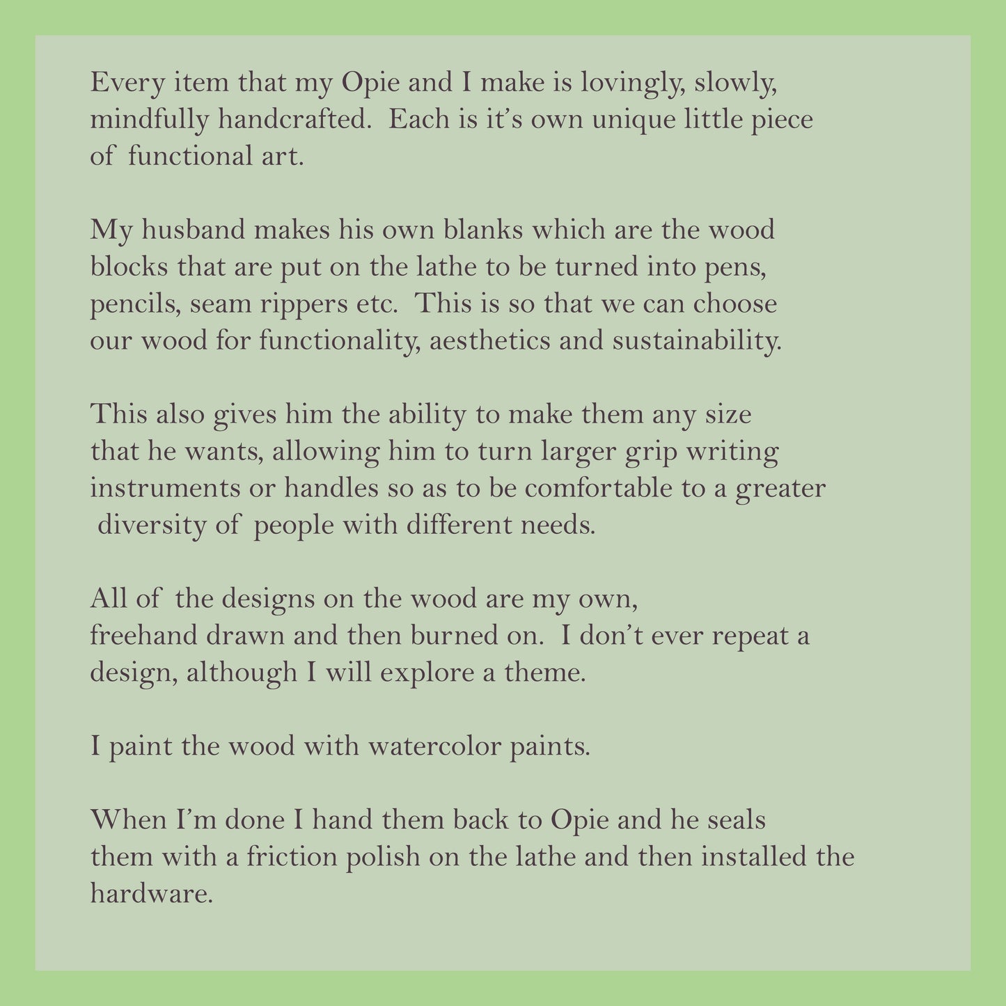 Triskelion Ballpoint Pen, Ergonomic Grip for More Comfortable Writing, Fairytale Pen, Handmade Pen, Arthritis Pencil