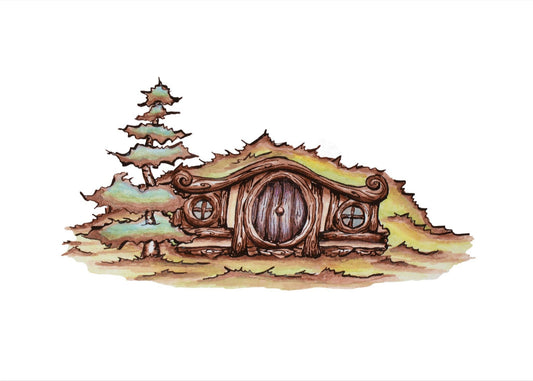 Hobbit House Giclee Fine Art Print
