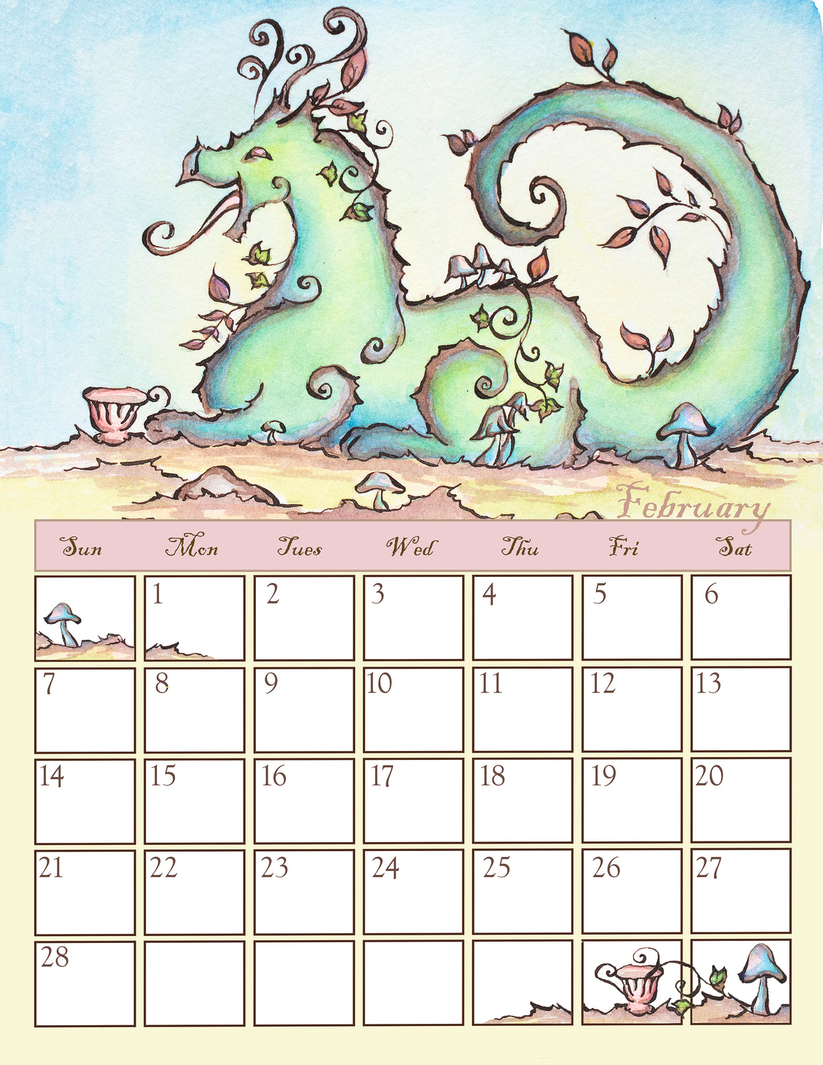 Single Sided Letter Size Wall Calendars 2027 (US & CA)