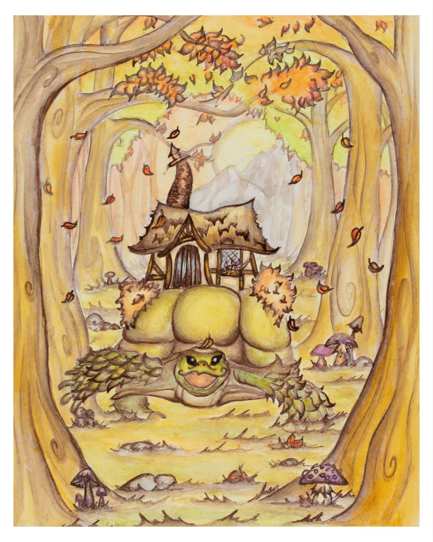 Tortoise House Giclee Fine Art Print