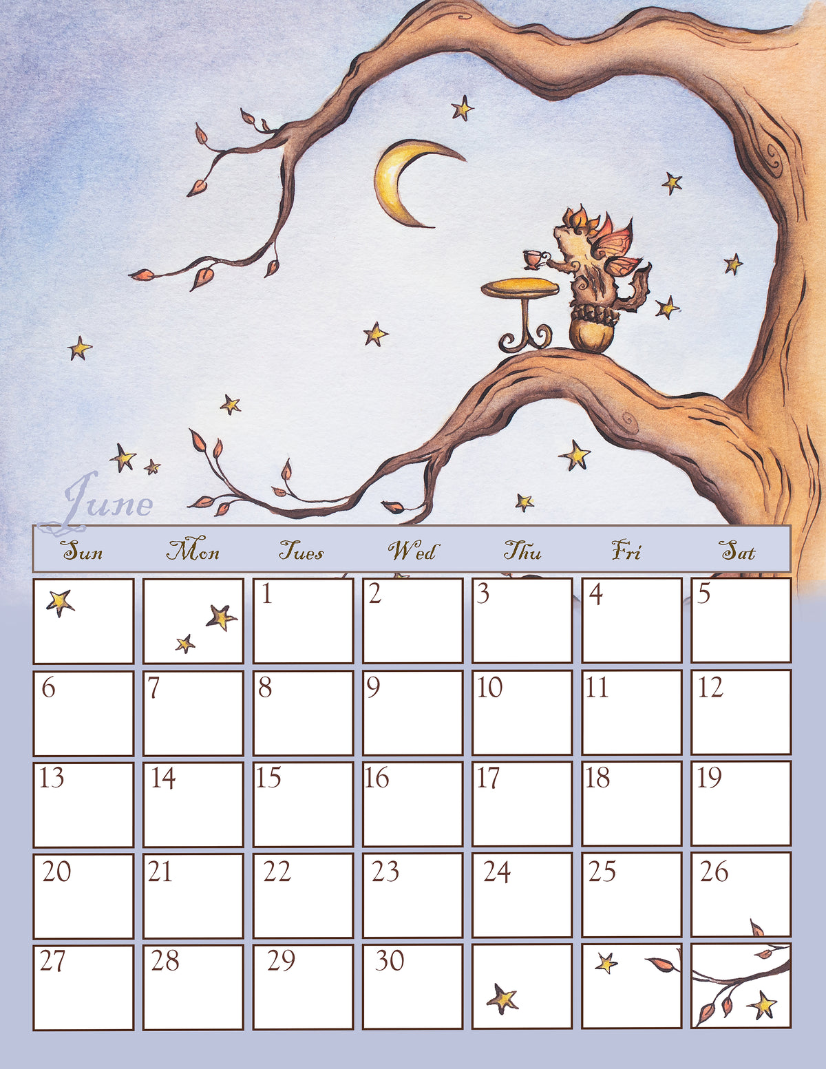 Single Sided Letter Size Wall Calendars 2027 (US & CA)