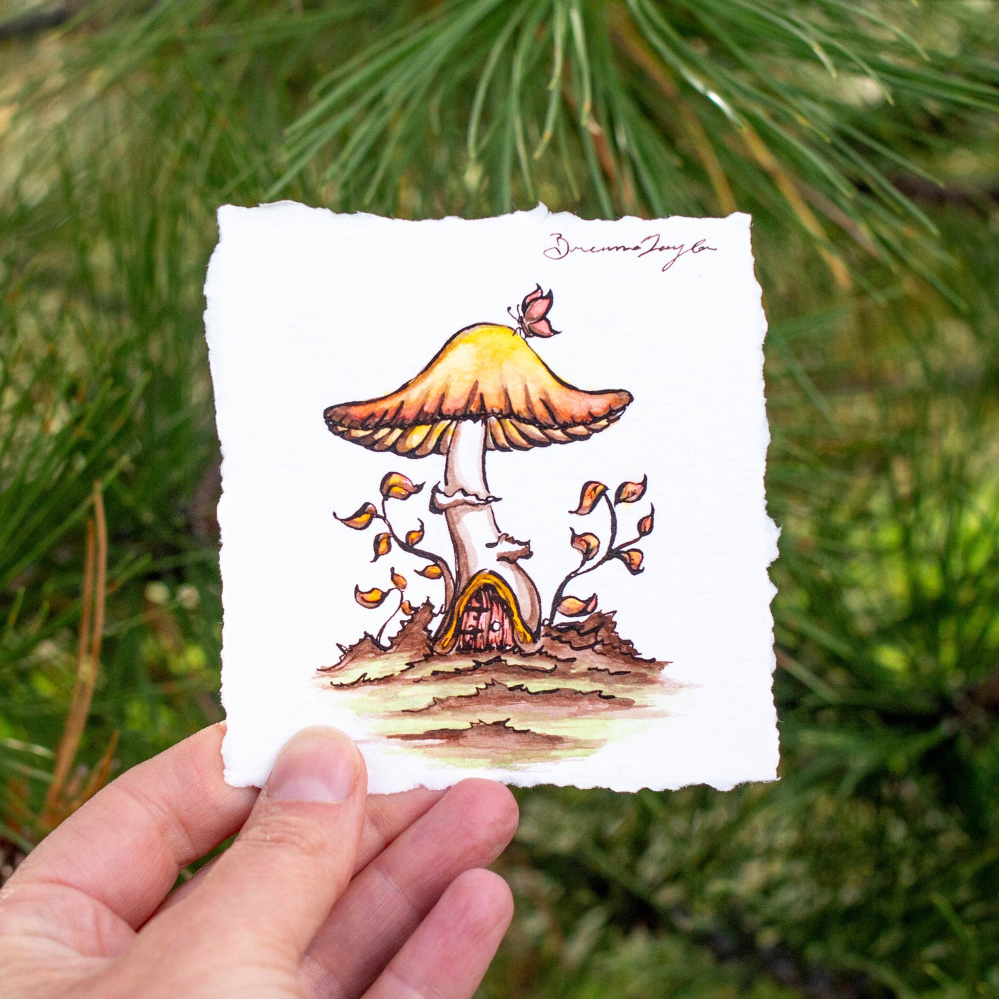 Autumn Mushroom House