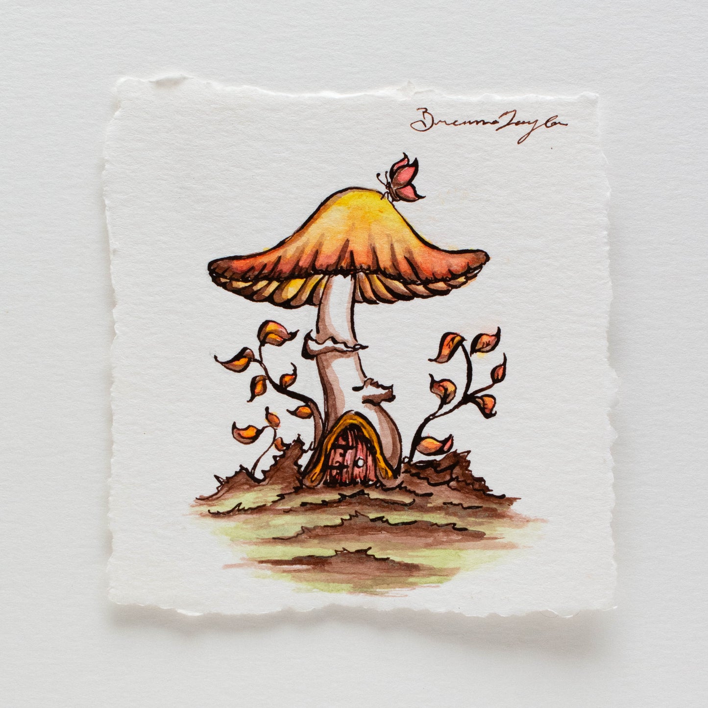 Autumn Mushroom House