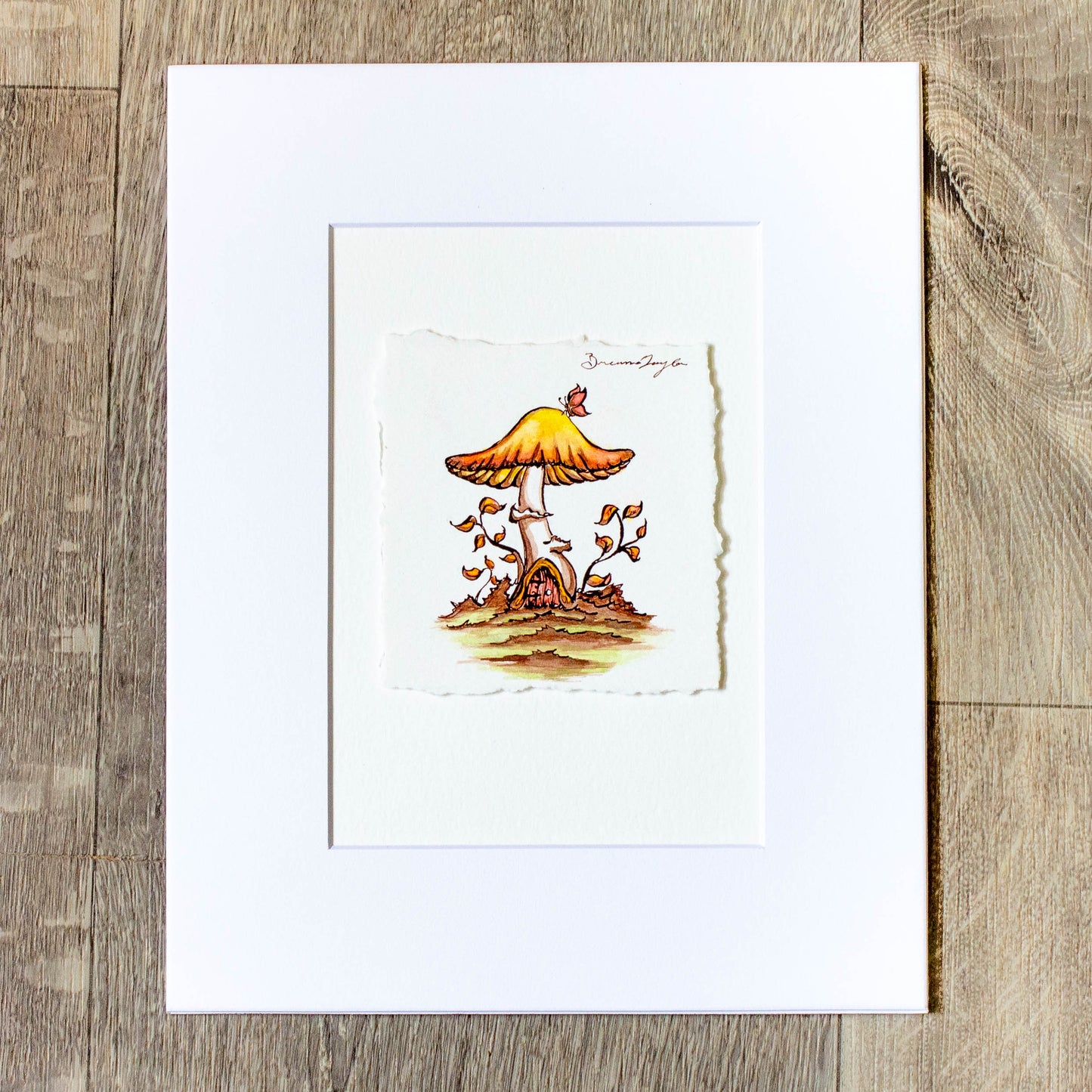 Autumn Mushroom House