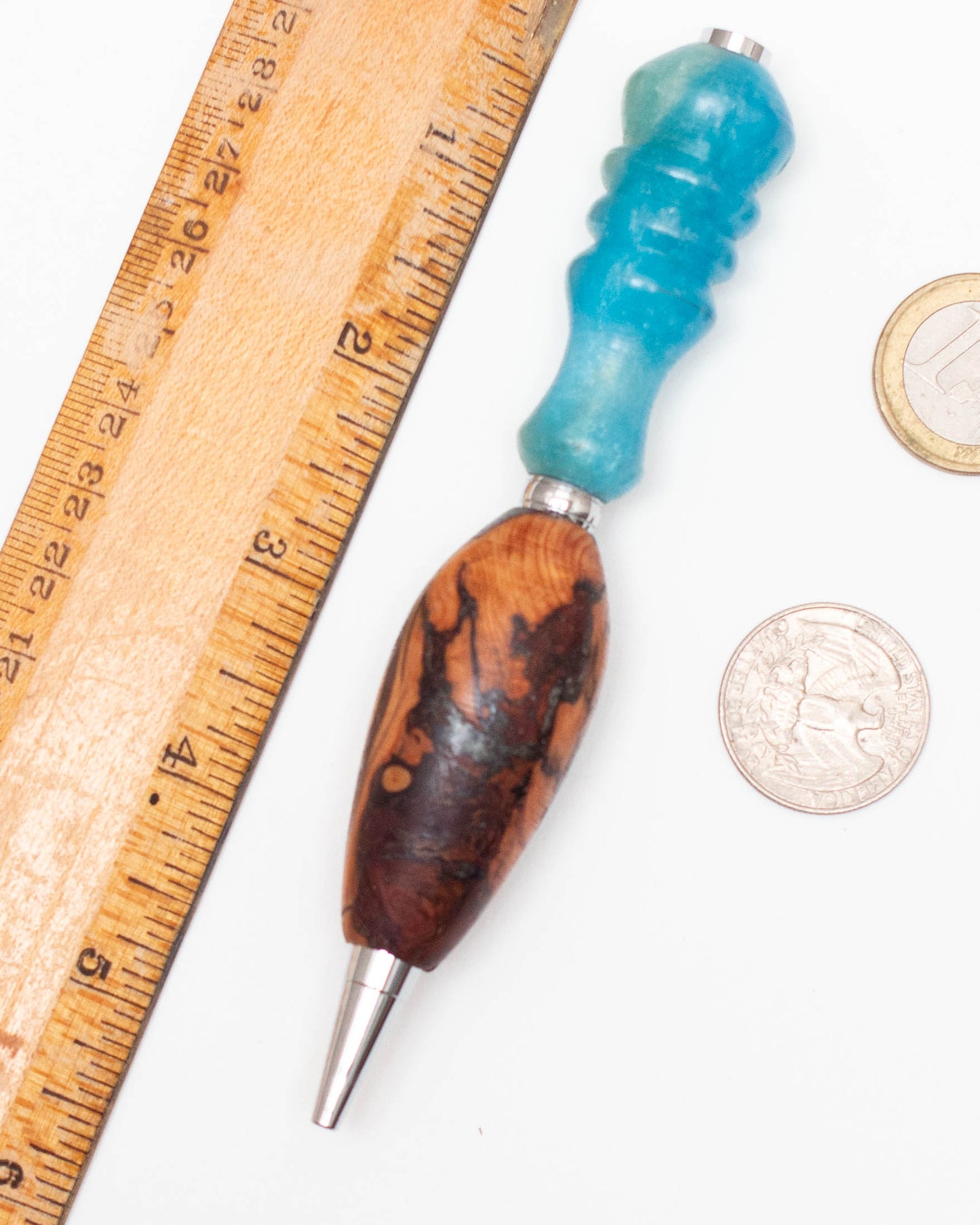 Epoxy Resin and Deadfall Wood Pen, Mechanical Pencil or Diamond Painting Pen